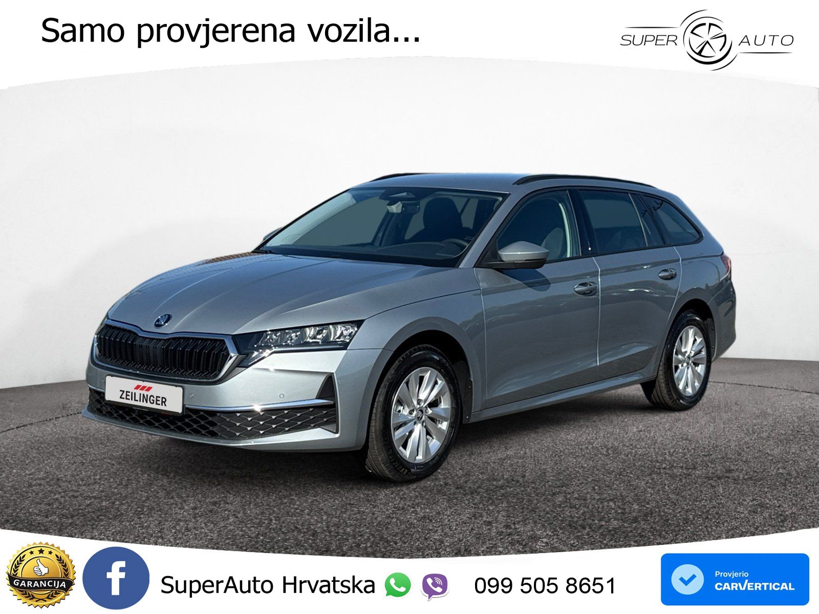 Škoda Octavia Combi 2.0 TDI (150 KS) DSG Selection LED+GR SJED+ACC