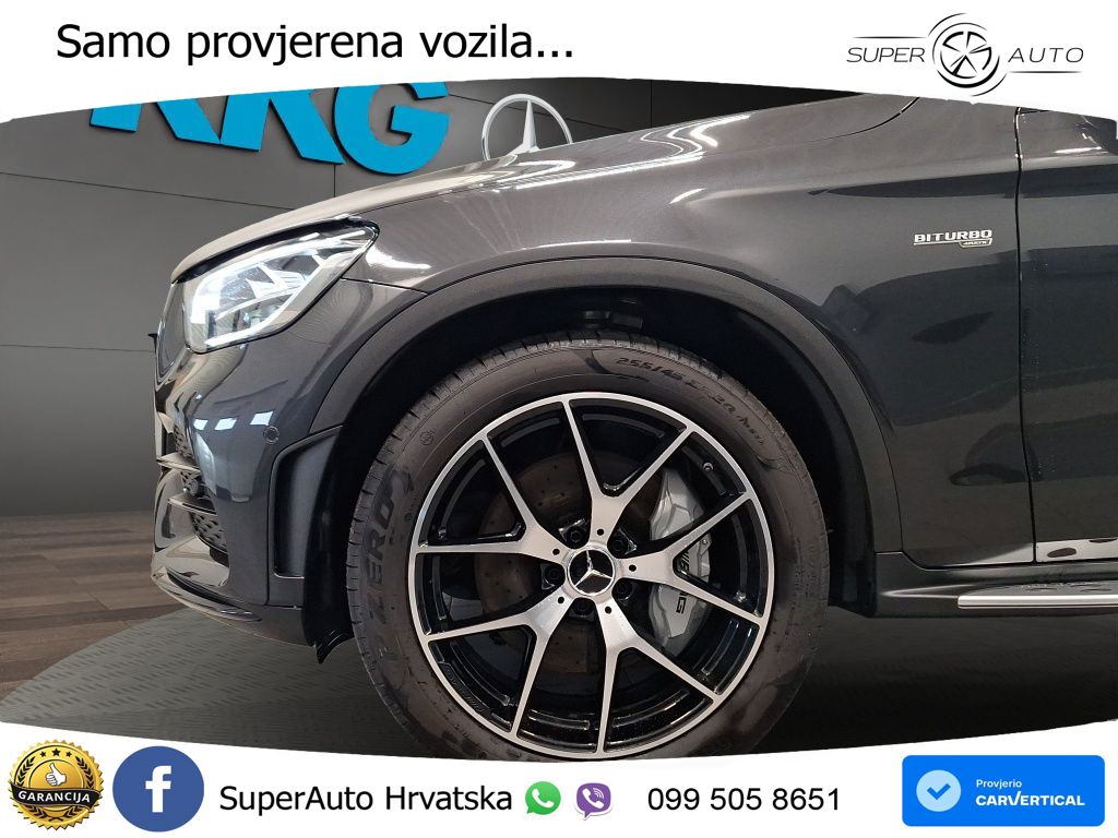 Mercedes AMG GLC 43 V6 (390 KS) 4MATIC TCT ACC+GR SJED+360+PANO