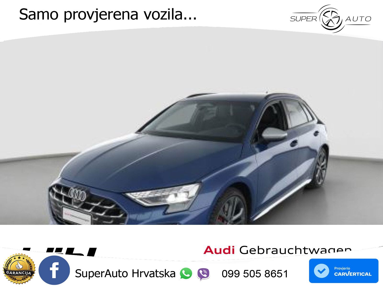 Audi S3 2.0 TFSI (333 KS) quattro S tronic LED+GR SJED+ACC