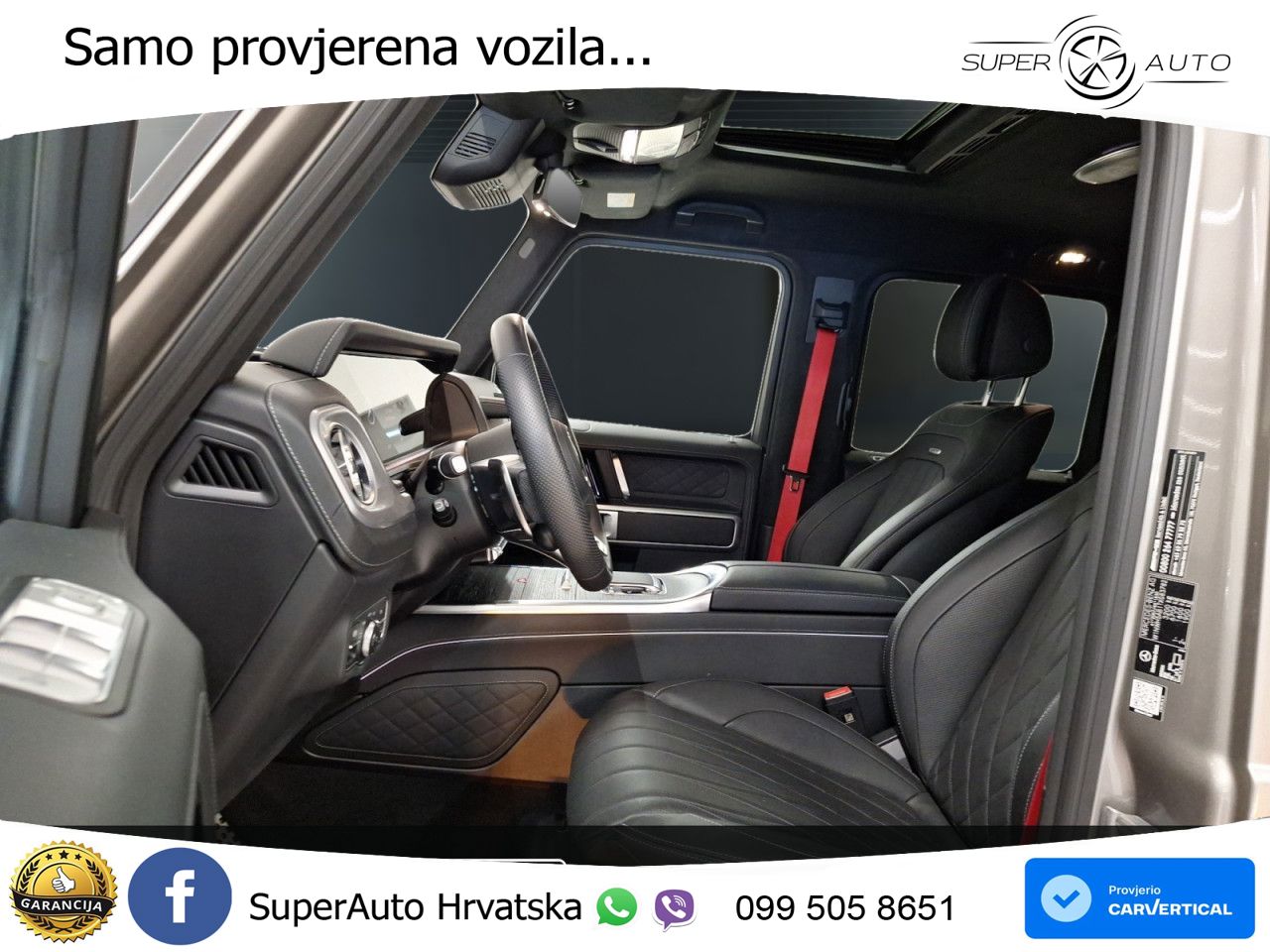 Mercedes AMG G 63 Long V8 (585 KS) 4MATIC 9G-TRONIC AMG SPEEDSHIFT TCT LED+GR SJED+ACC