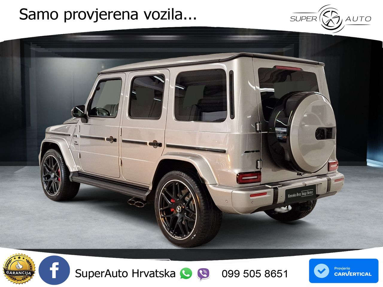 Mercedes AMG G 63 Long V8 (585 KS) 4MATIC 9G-TRONIC AMG SPEEDSHIFT TCT LED+GR SJED+ACC