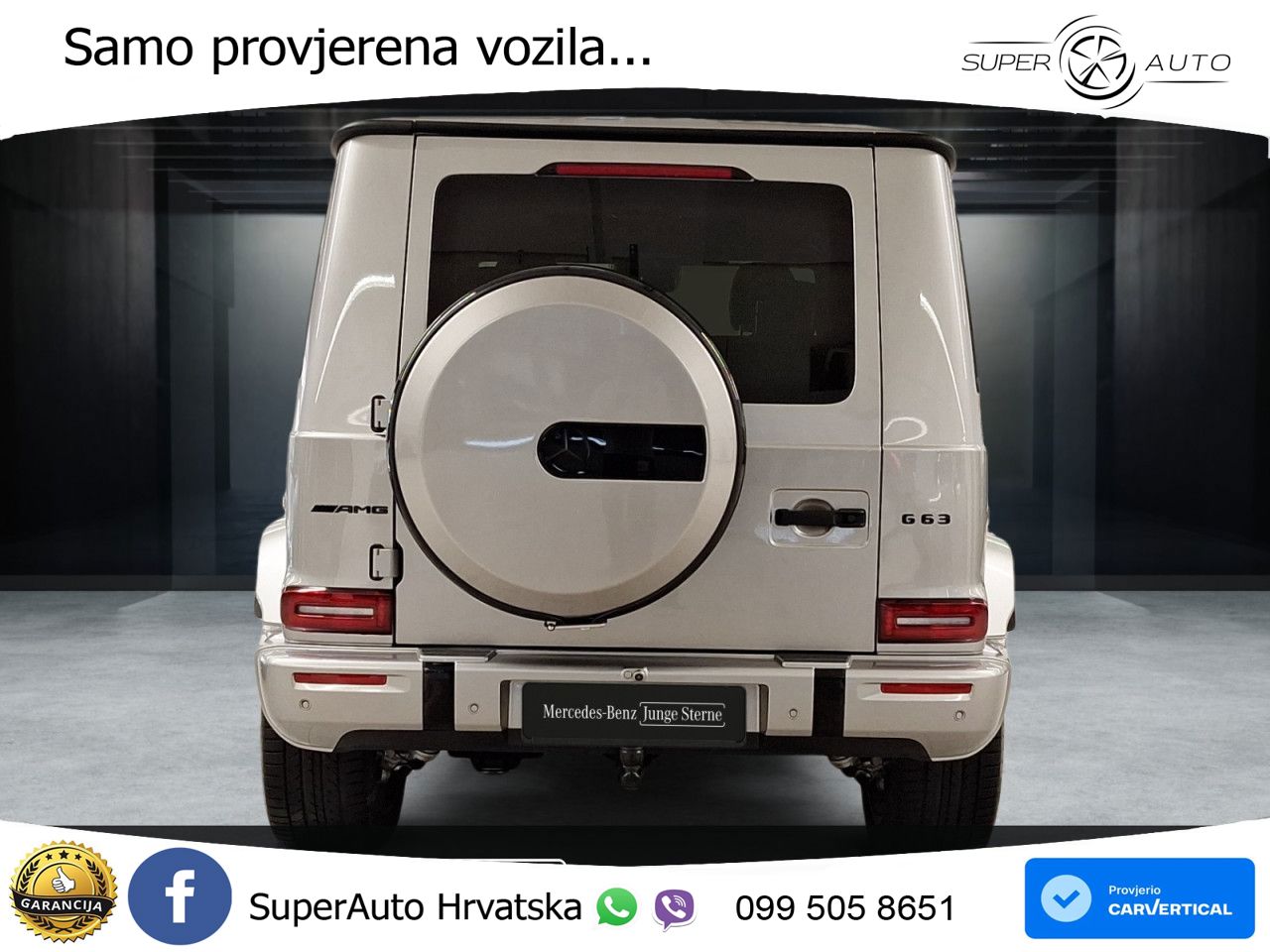 Mercedes AMG G 63 Long V8 (585 KS) 4MATIC 9G-TRONIC AMG SPEEDSHIFT TCT LED+GR SJED+ACC