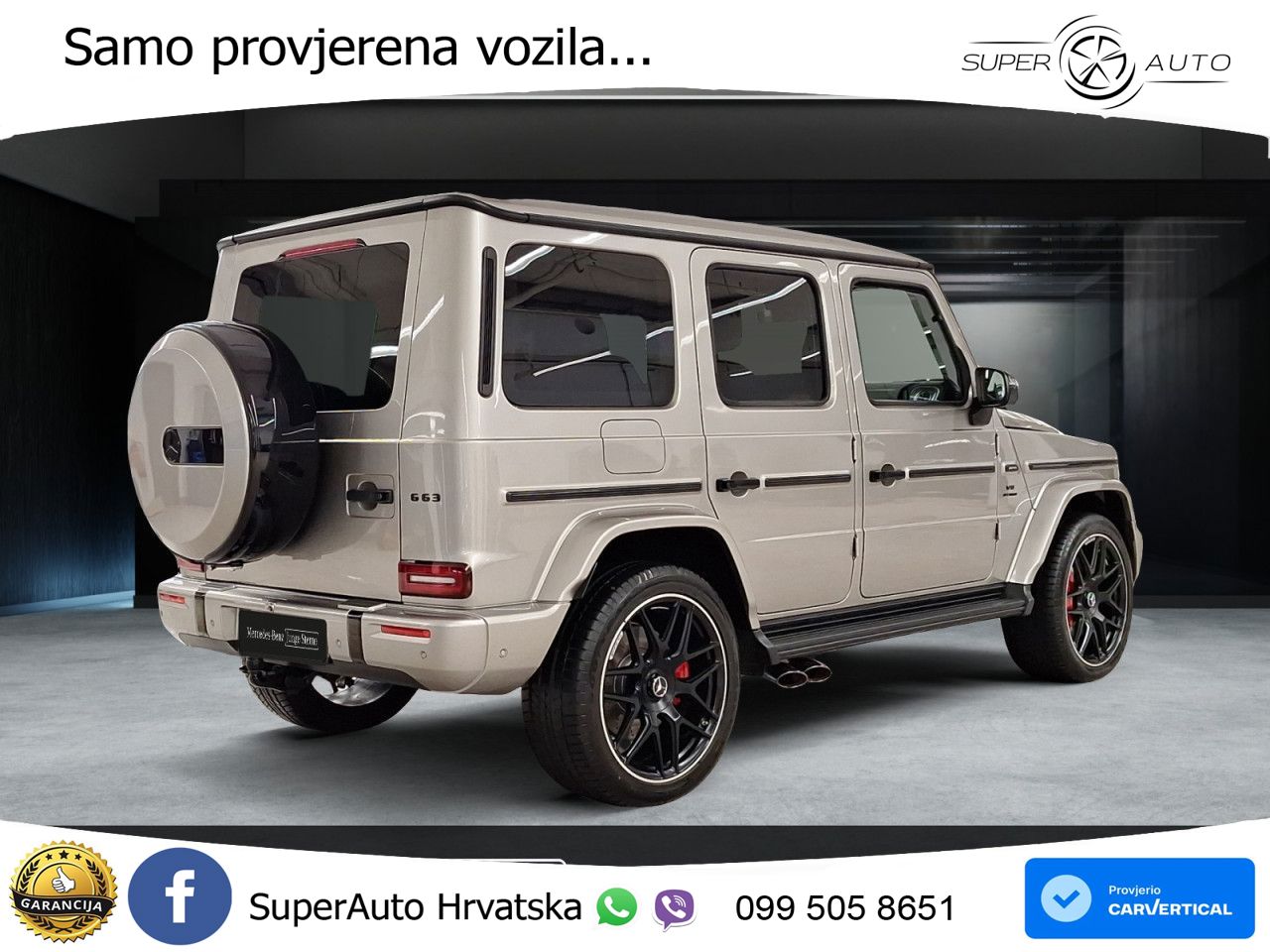 Mercedes AMG G 63 Long V8 (585 KS) 4MATIC 9G-TRONIC AMG SPEEDSHIFT TCT LED+GR SJED+ACC