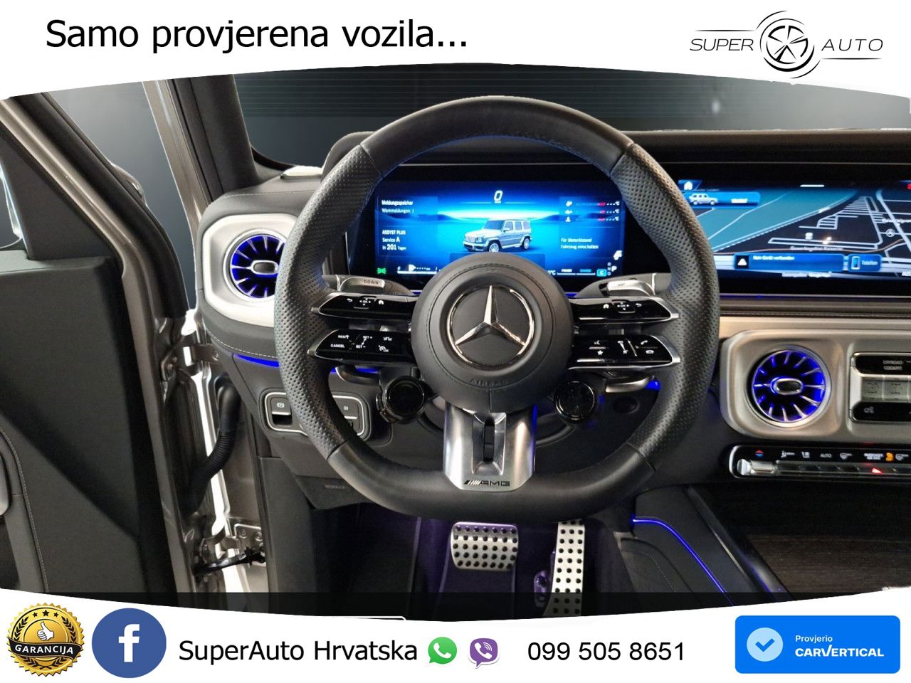 Mercedes AMG G 63 Long V8 (585 KS) 4MATIC 9G-TRONIC AMG SPEEDSHIFT TCT LED+GR SJED+ACC
