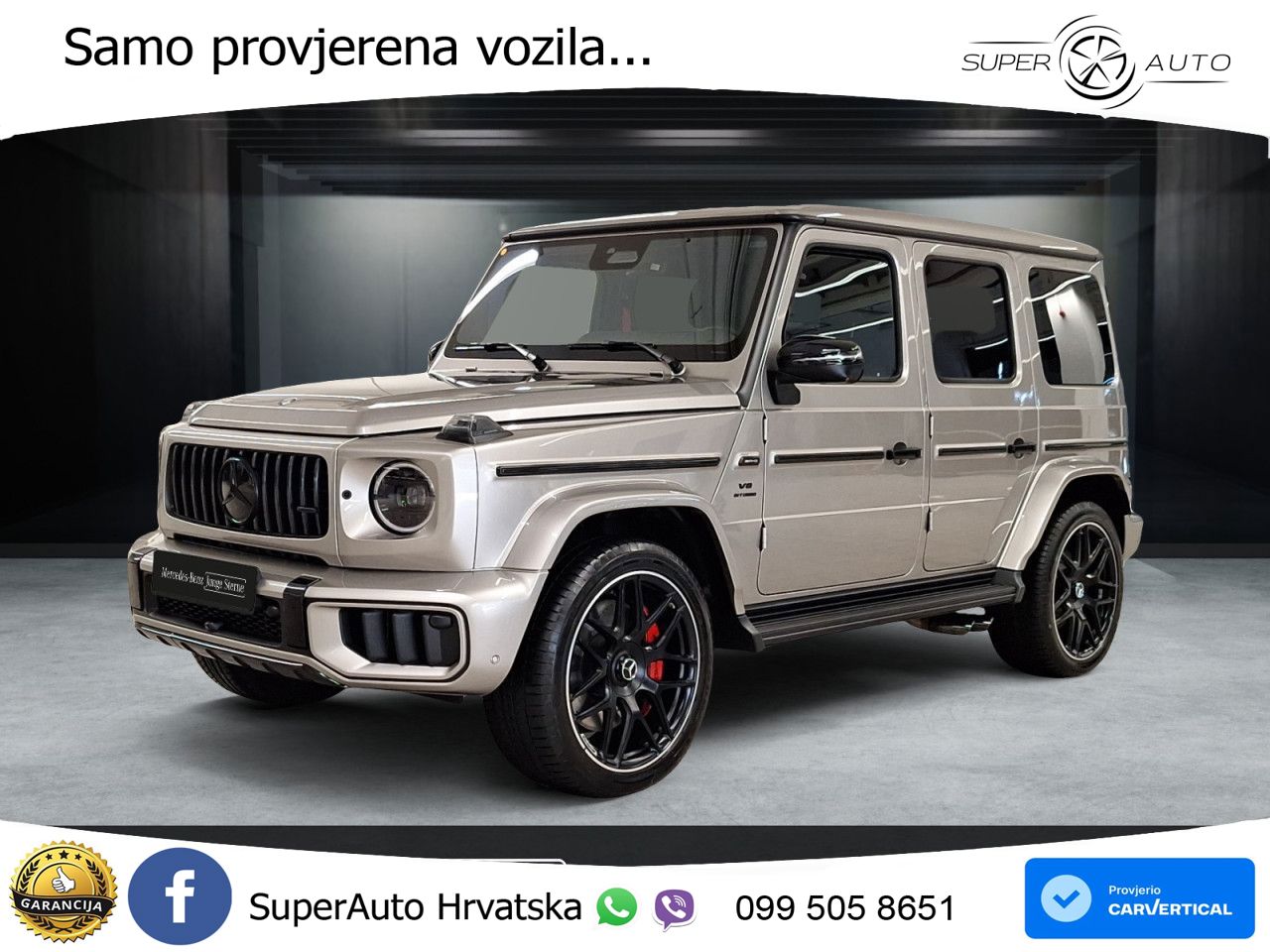 Mercedes AMG G 63 Long V8 (585 KS) 4MATIC 9G-TRONIC AMG SPEEDSHIFT TCT LED+GR SJED+ACC