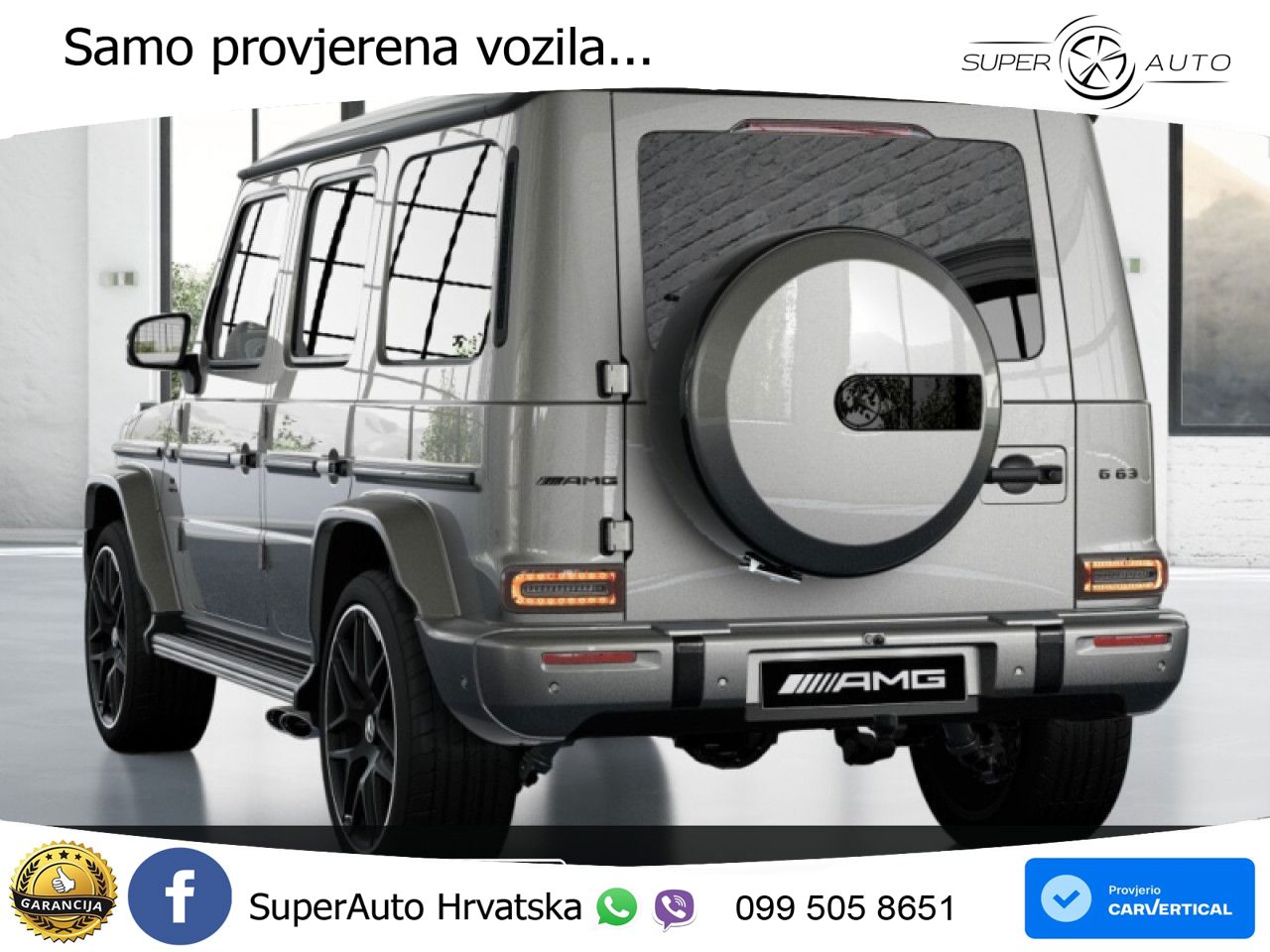 Mercedes AMG G 63 Long V8 (585 KS) 4MATIC 9G-TRONIC AMG SPEEDSHIFT TCT LED+GR SJED+ACC