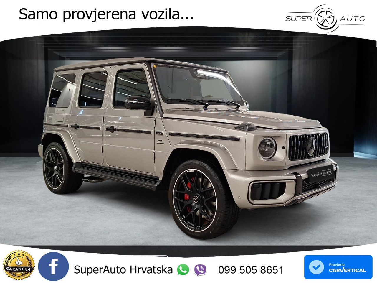 Mercedes AMG G 63 Long V8 (585 KS) 4MATIC 9G-TRONIC AMG SPEEDSHIFT TCT LED+GR SJED+ACC