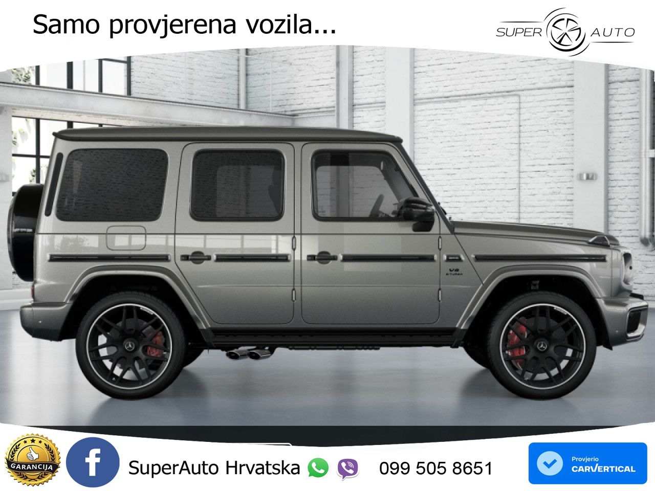Mercedes AMG G 63 Long V8 (585 KS) 4MATIC 9G-TRONIC AMG SPEEDSHIFT TCT LED+GR SJED+ACC