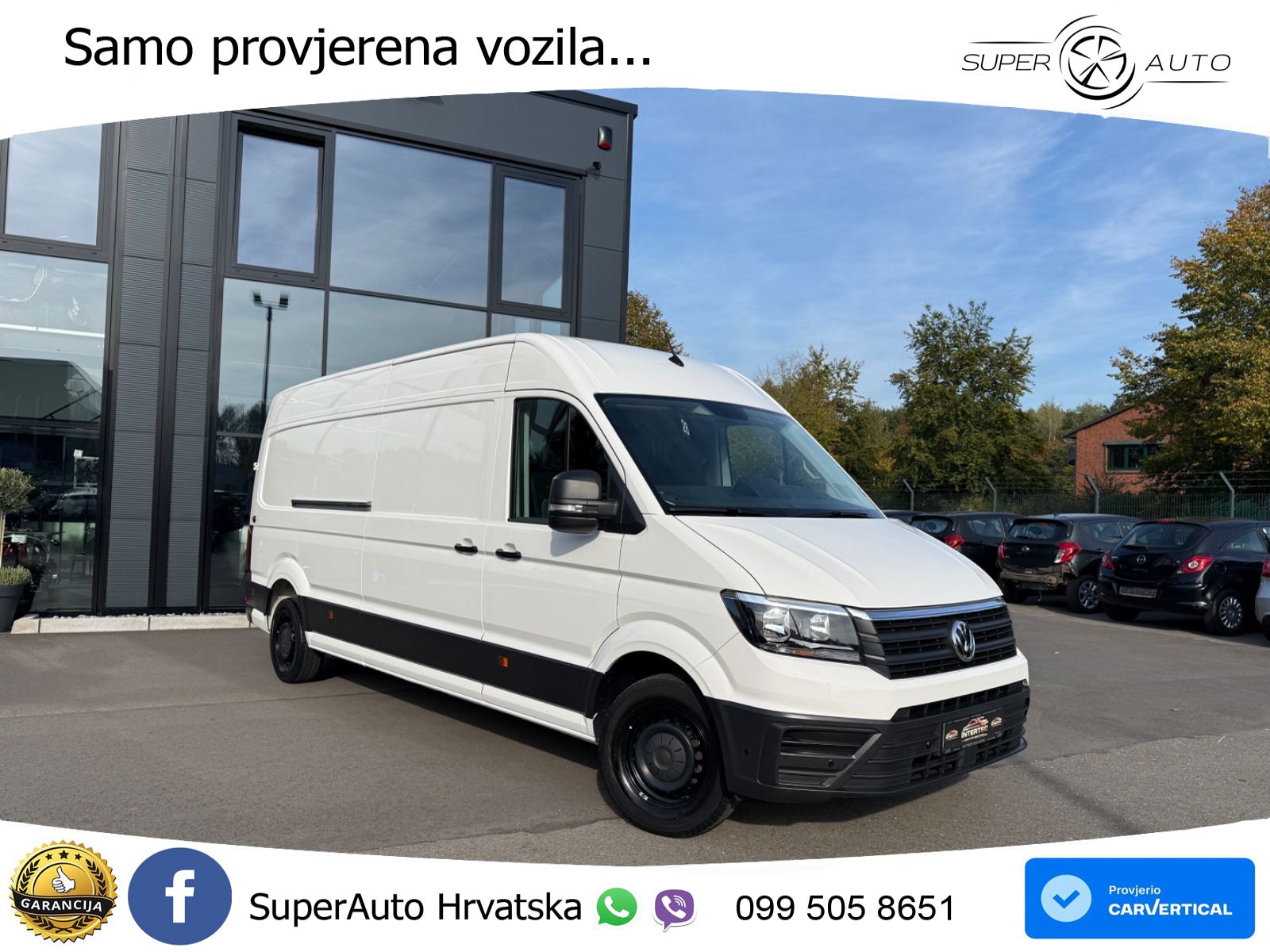 Volkswagen Crafter Kasten 35 lang Hoch*CAM*PDC*FSP*AHK 3,5T 140 KS
