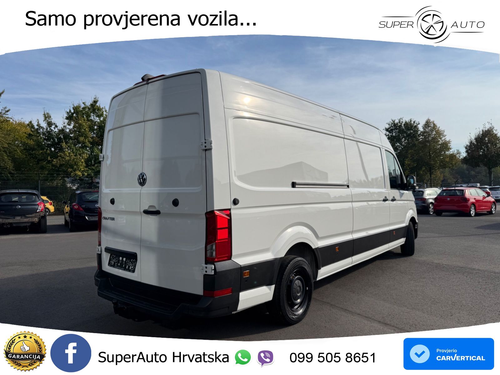 Volkswagen Crafter Kasten 35 lang Hoch*CAM*PDC*FSP*AHK 3,5T 140 KS
