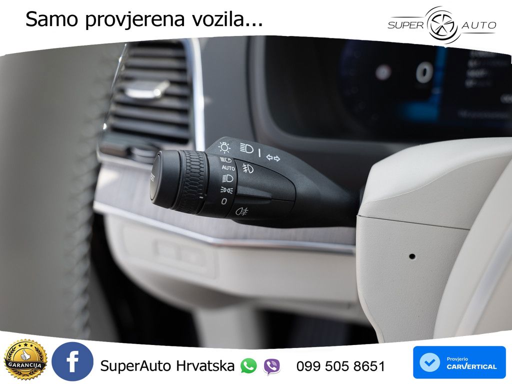Volvo XC90 2.0 T8 AWD Automatic ZRAČNI+ACC+GR SJED+KAM+PANO