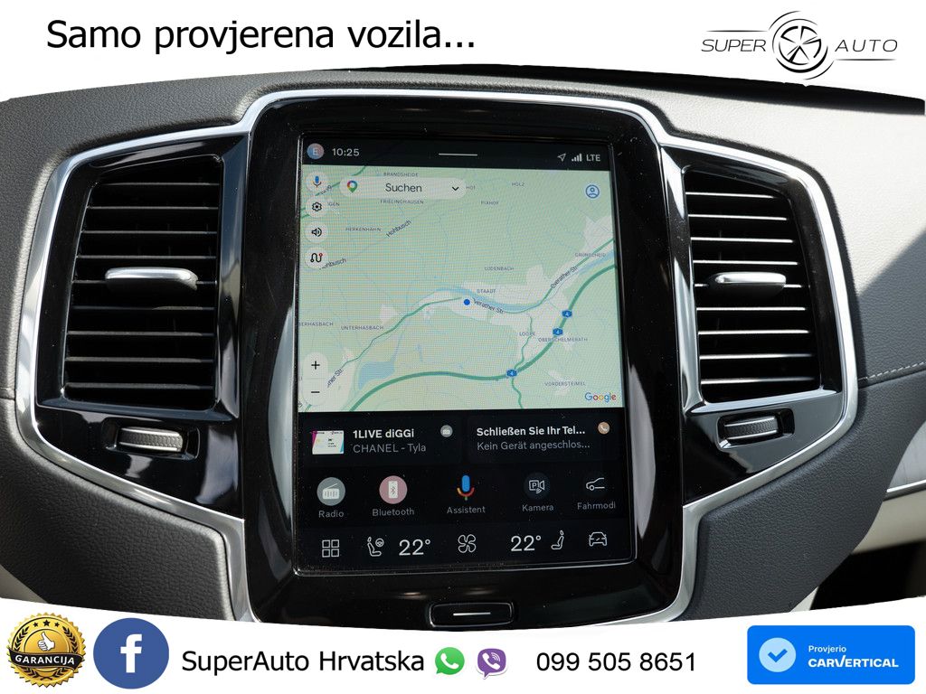 Volvo XC90 2.0 T8 AWD Automatic ZRAČNI+ACC+GR SJED+KAM+PANO