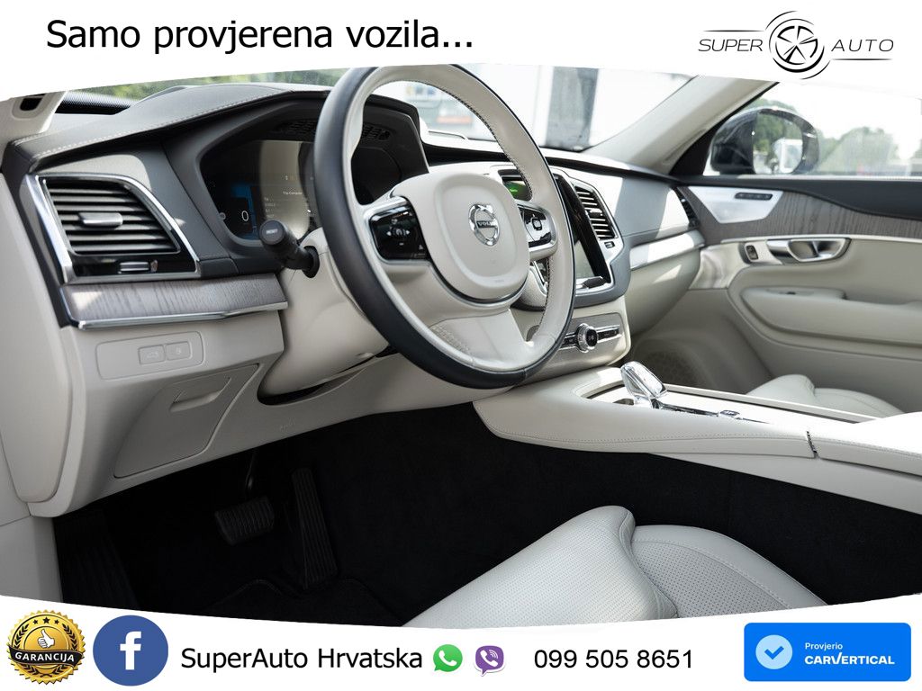 Volvo XC90 2.0 T8 AWD Automatic ZRAČNI+ACC+GR SJED+KAM+PANO