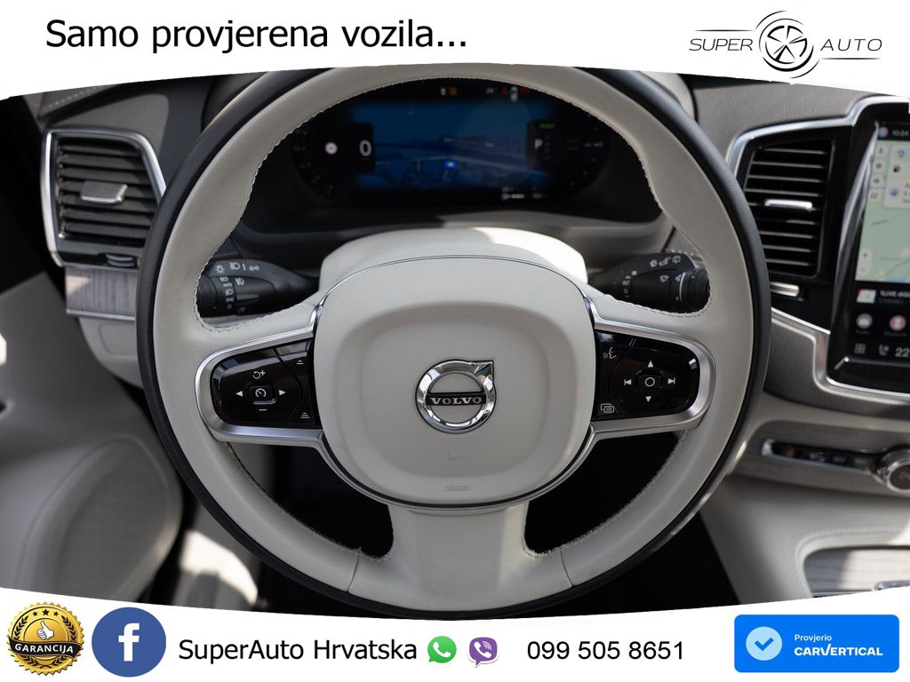 Volvo XC90 2.0 T8 AWD Automatic ZRAČNI+ACC+GR SJED+KAM+PANO