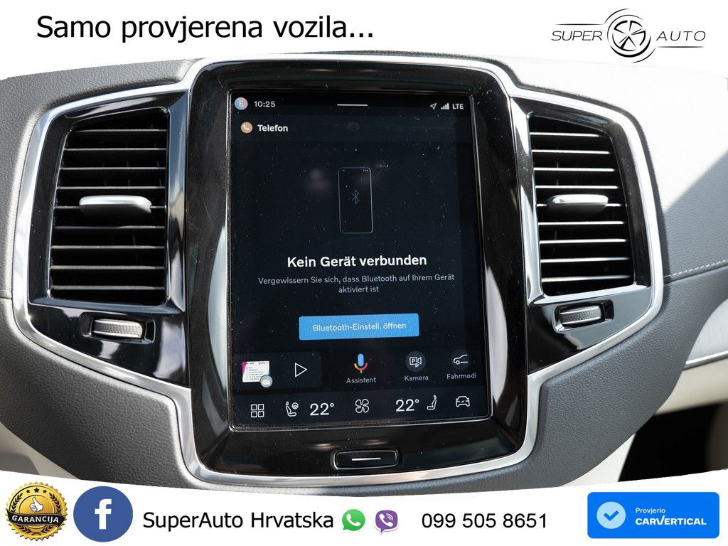 Volvo XC90 2.0 T8 AWD Automatic ZRAČNI+ACC+GR SJED+KAM+PANO
