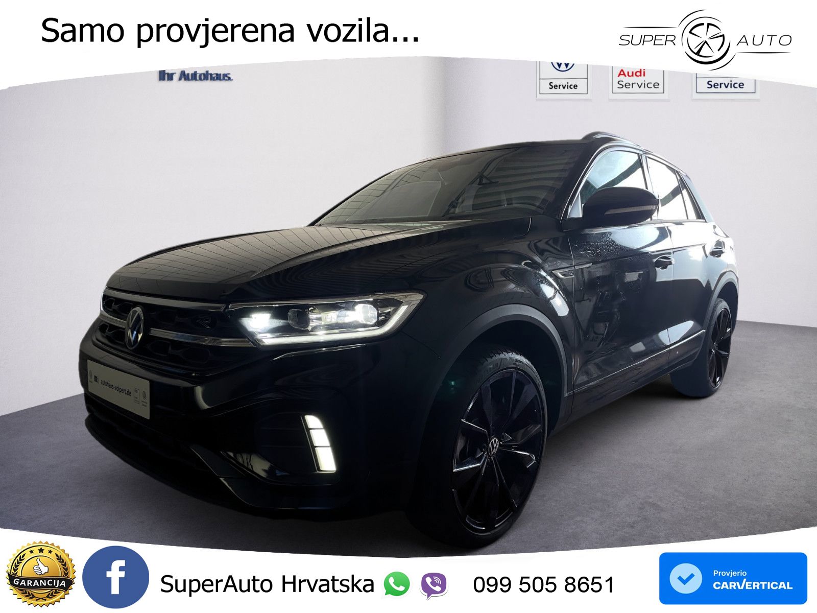 Volkswagen T-Roc 1.5 TSI (150 KS) DSG R-Line LED+GR SJED+ACC