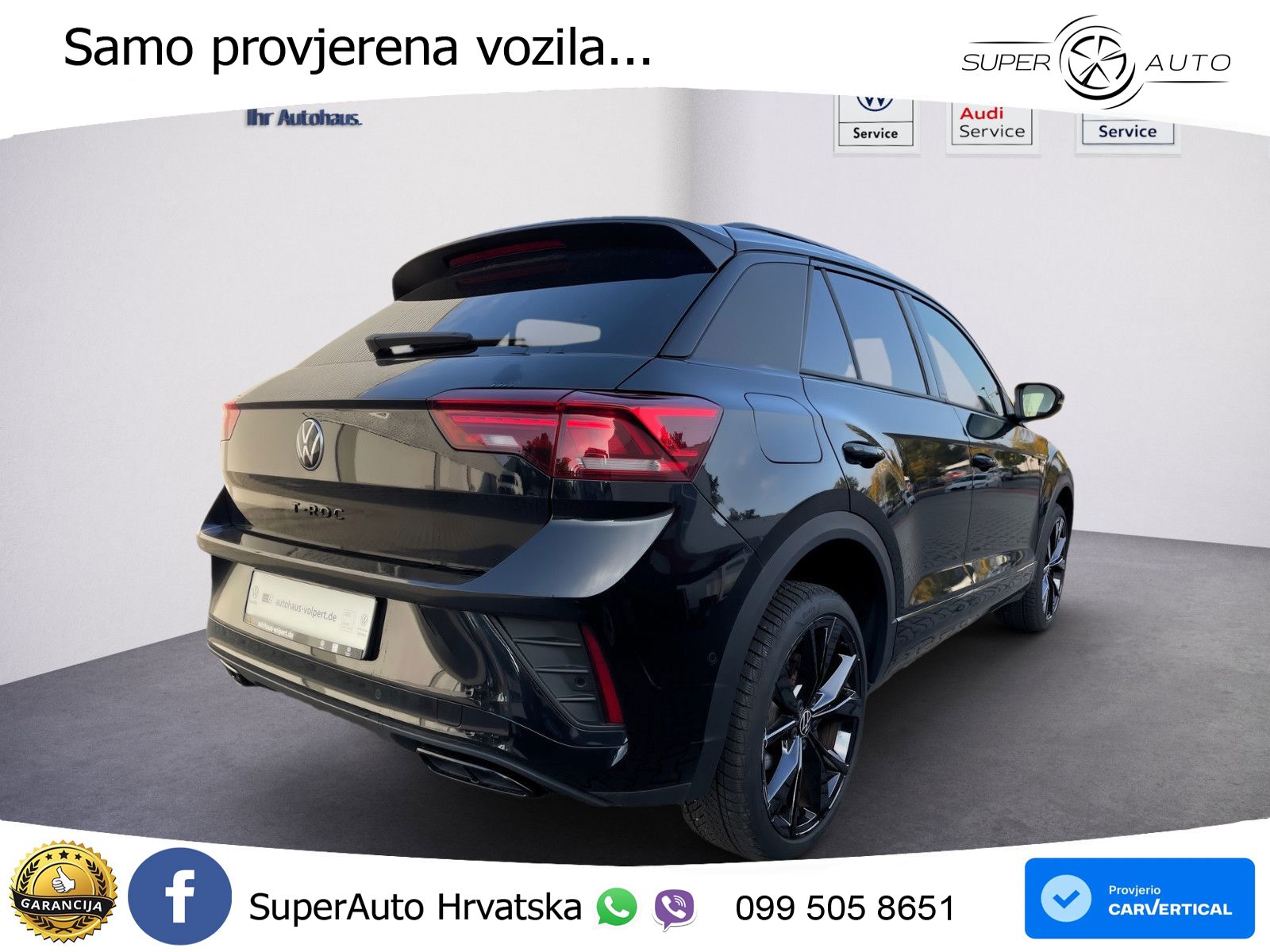 Volkswagen T-Roc 1.5 TSI (150 KS) DSG R-Line LED+GR SJED+ACC