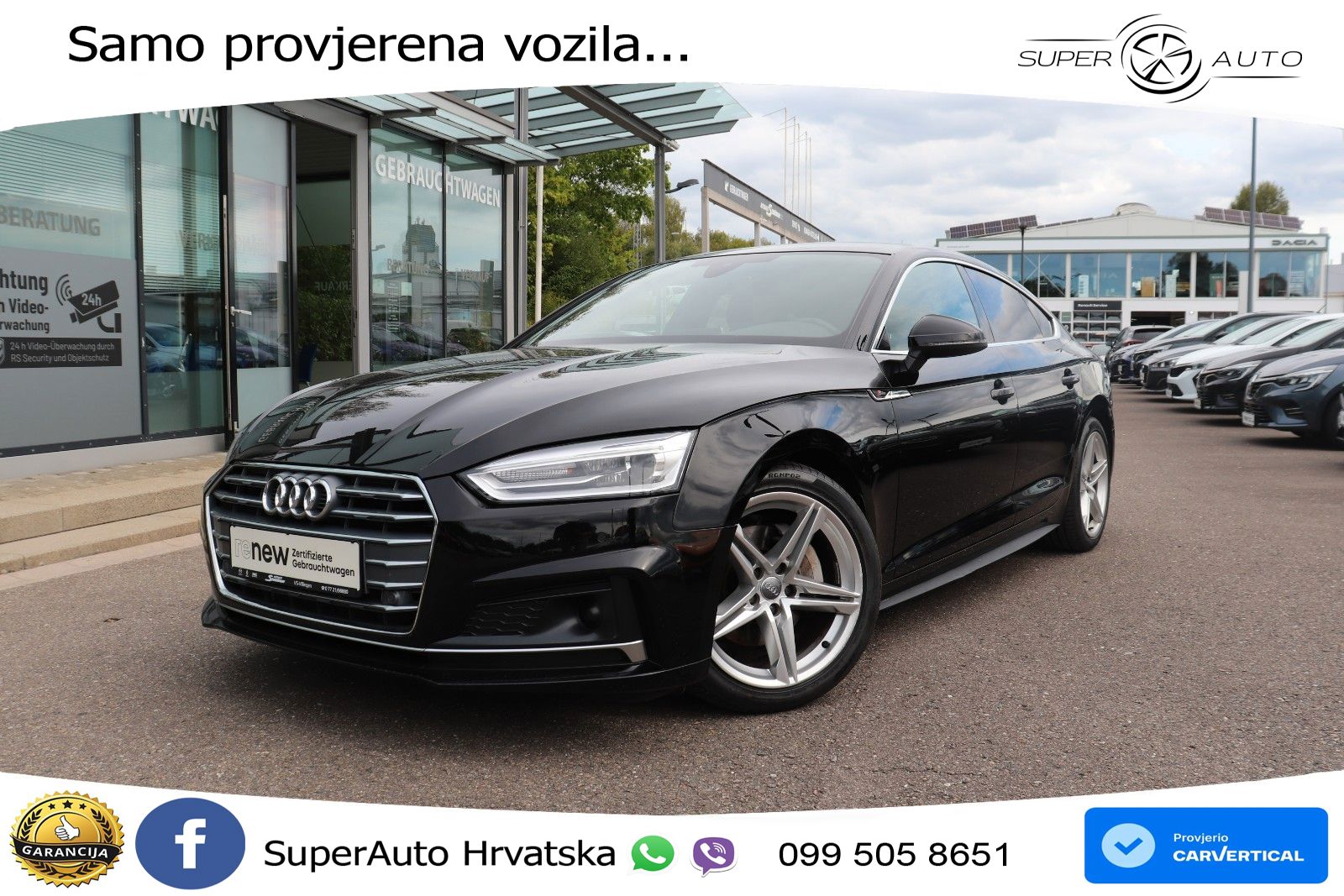 Audi A5 Sportback 40 TDI (190 KS) S tronic S line LED+GR SJED+ACC