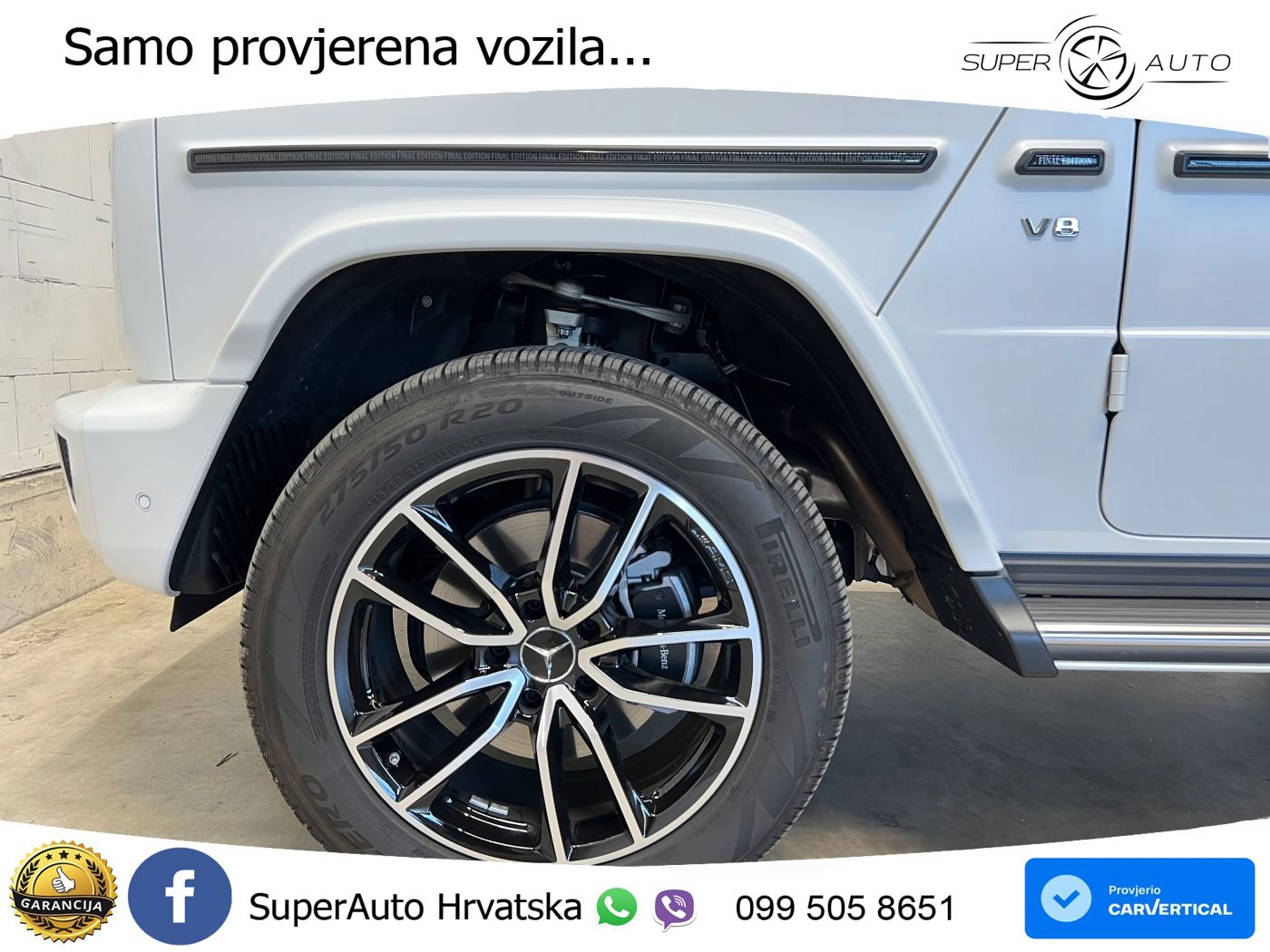 Mercedes G 500 Long V8 (422 KS) 4MATIC 9G-TRONIC