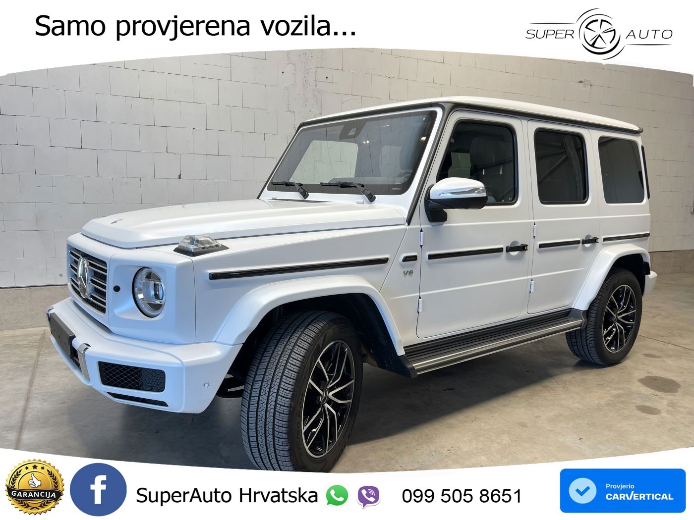 Mercedes G 500 Long V8 (422 KS) 4MATIC 9G-TRONIC