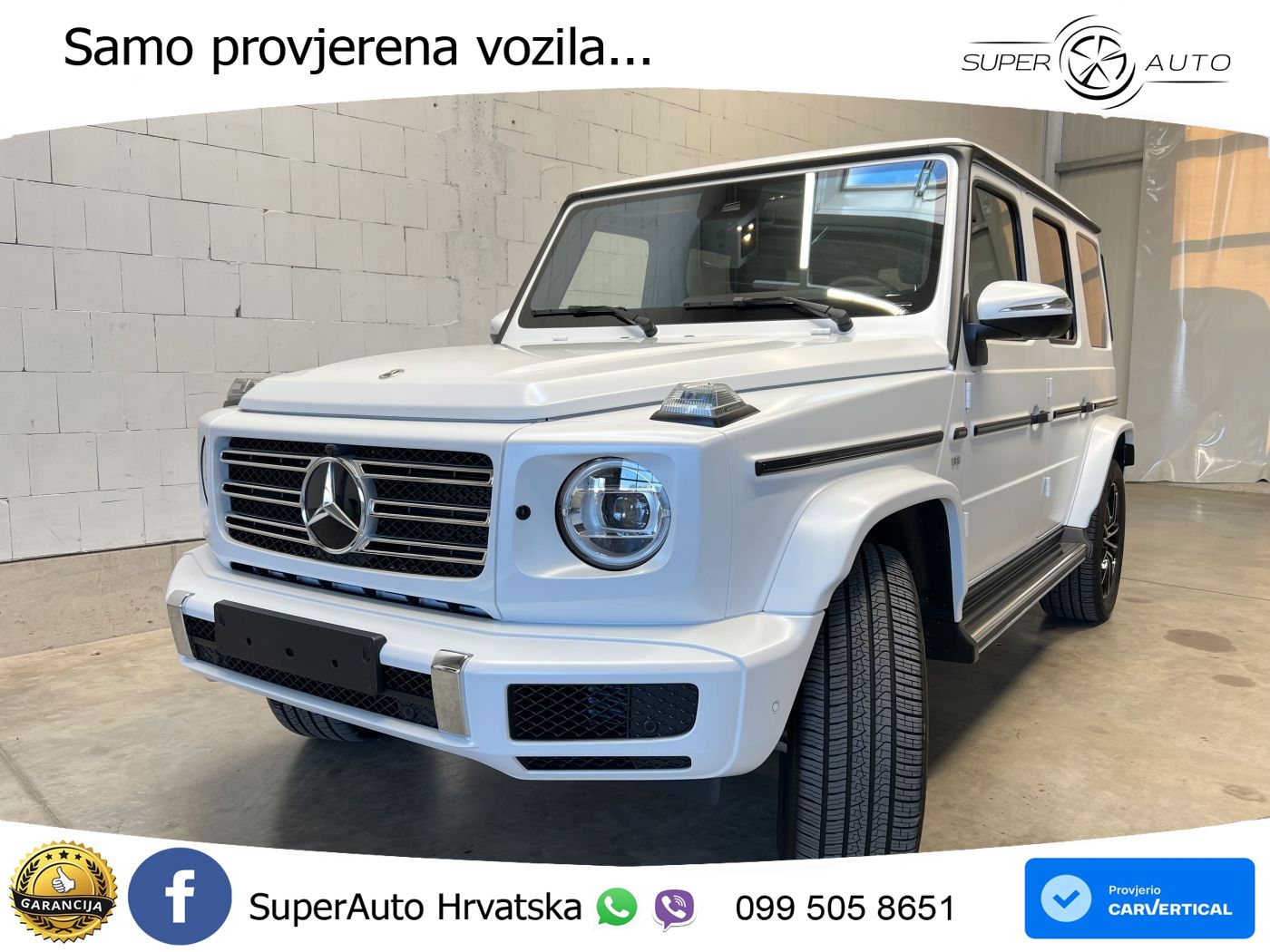 Mercedes G 500 Long V8 (422 KS) 4MATIC 9G-TRONIC