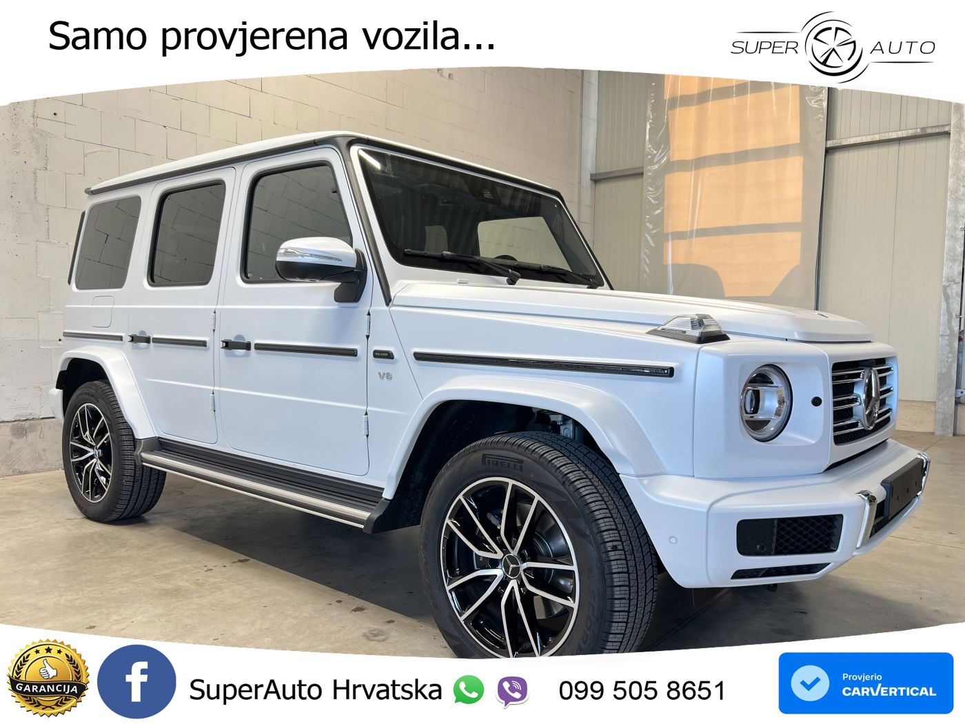 Mercedes G 500 Long V8 (422 KS) 4MATIC 9G-TRONIC