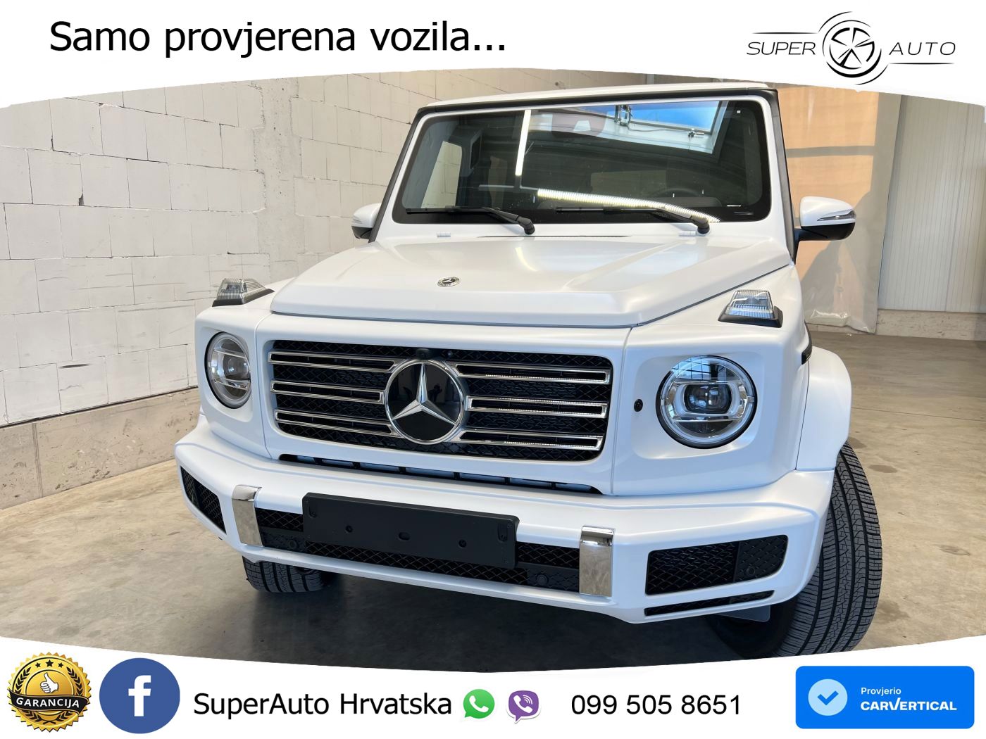Mercedes G 500 Long V8 (422 KS) 4MATIC 9G-TRONIC