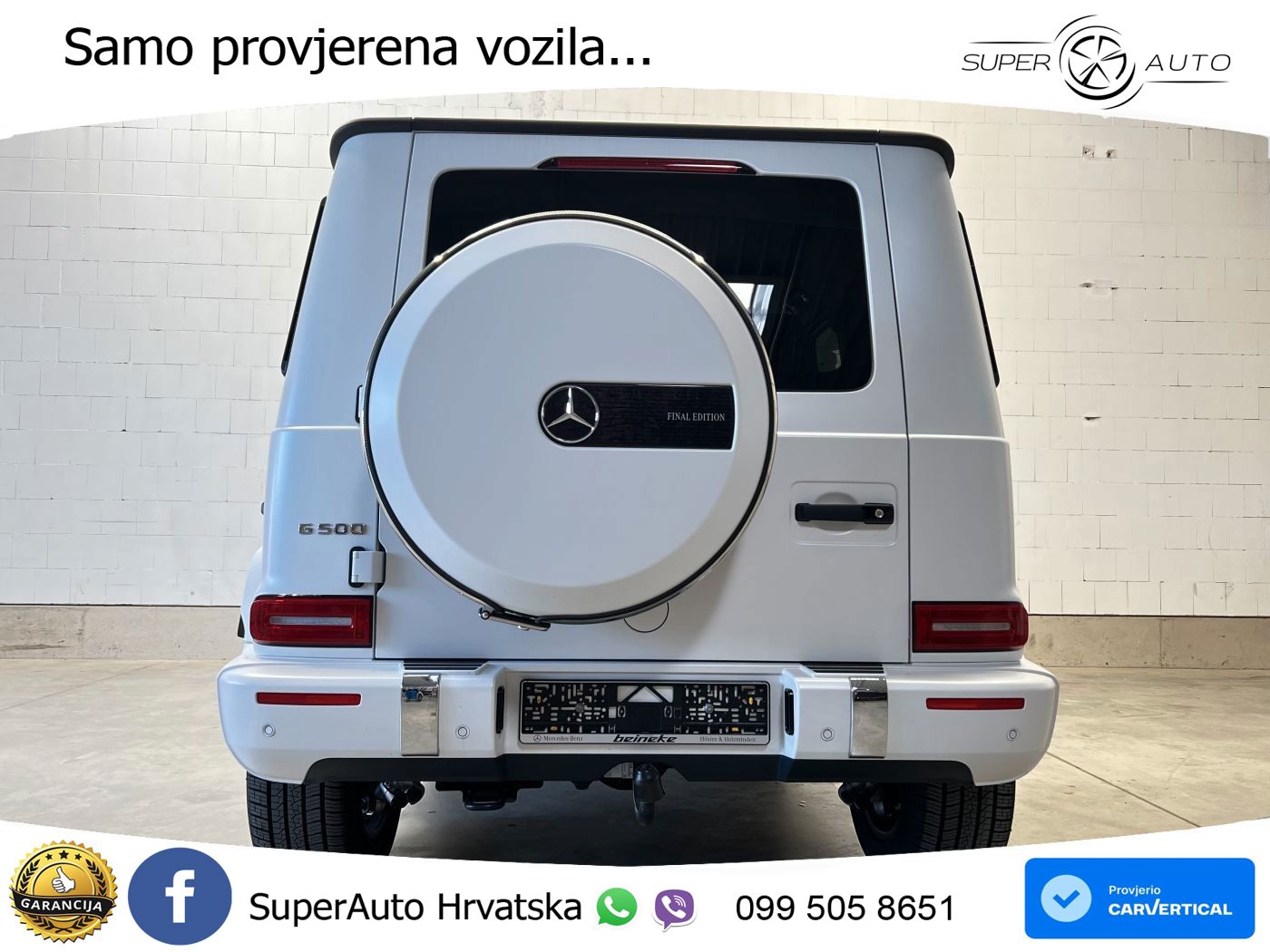 Mercedes G 500 Long V8 (422 KS) 4MATIC 9G-TRONIC