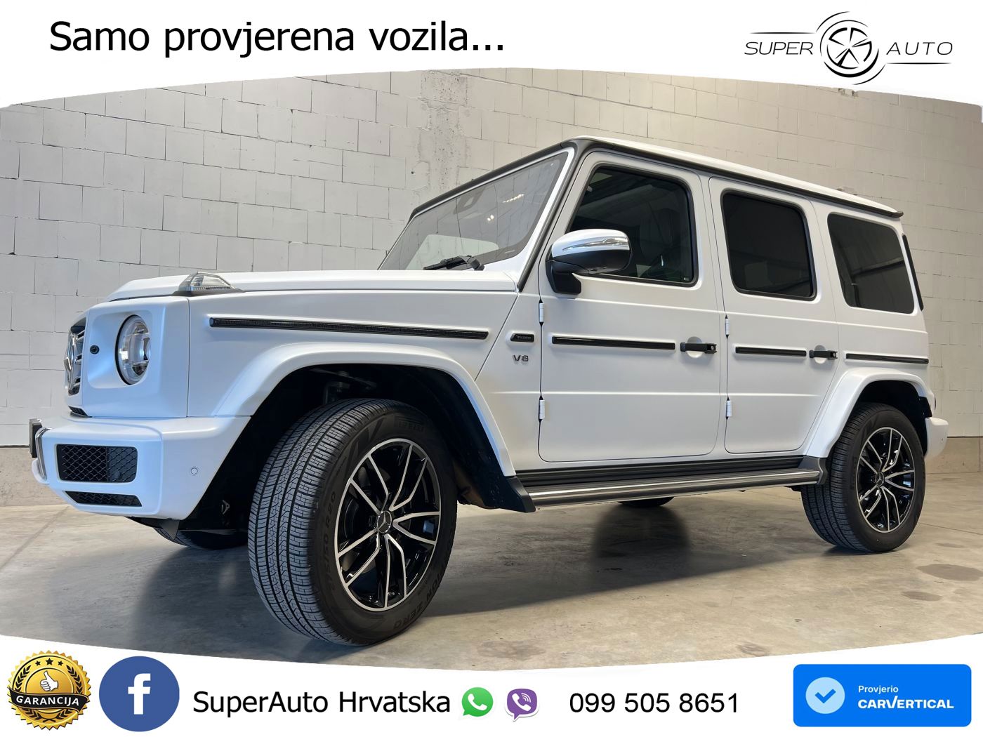 Mercedes G 500 Long V8 (422 KS) 4MATIC 9G-TRONIC