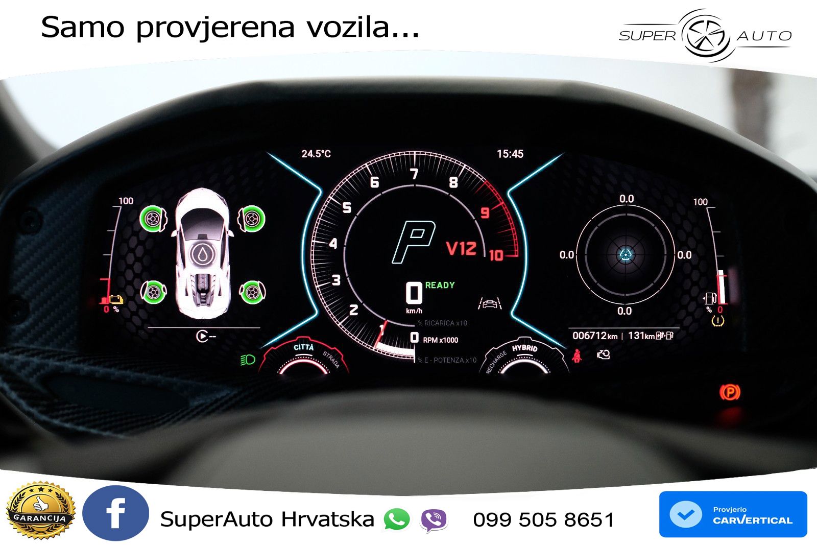 Lamborghini Revuelto 6.5 V12 (1015 KS) 4WD DCT LED+GR SJED+ACC