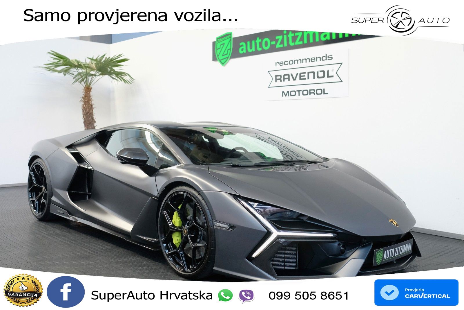 Lamborghini Revuelto 6.5 V12 (1015 KS) 4WD DCT LED+GR SJED+ACC