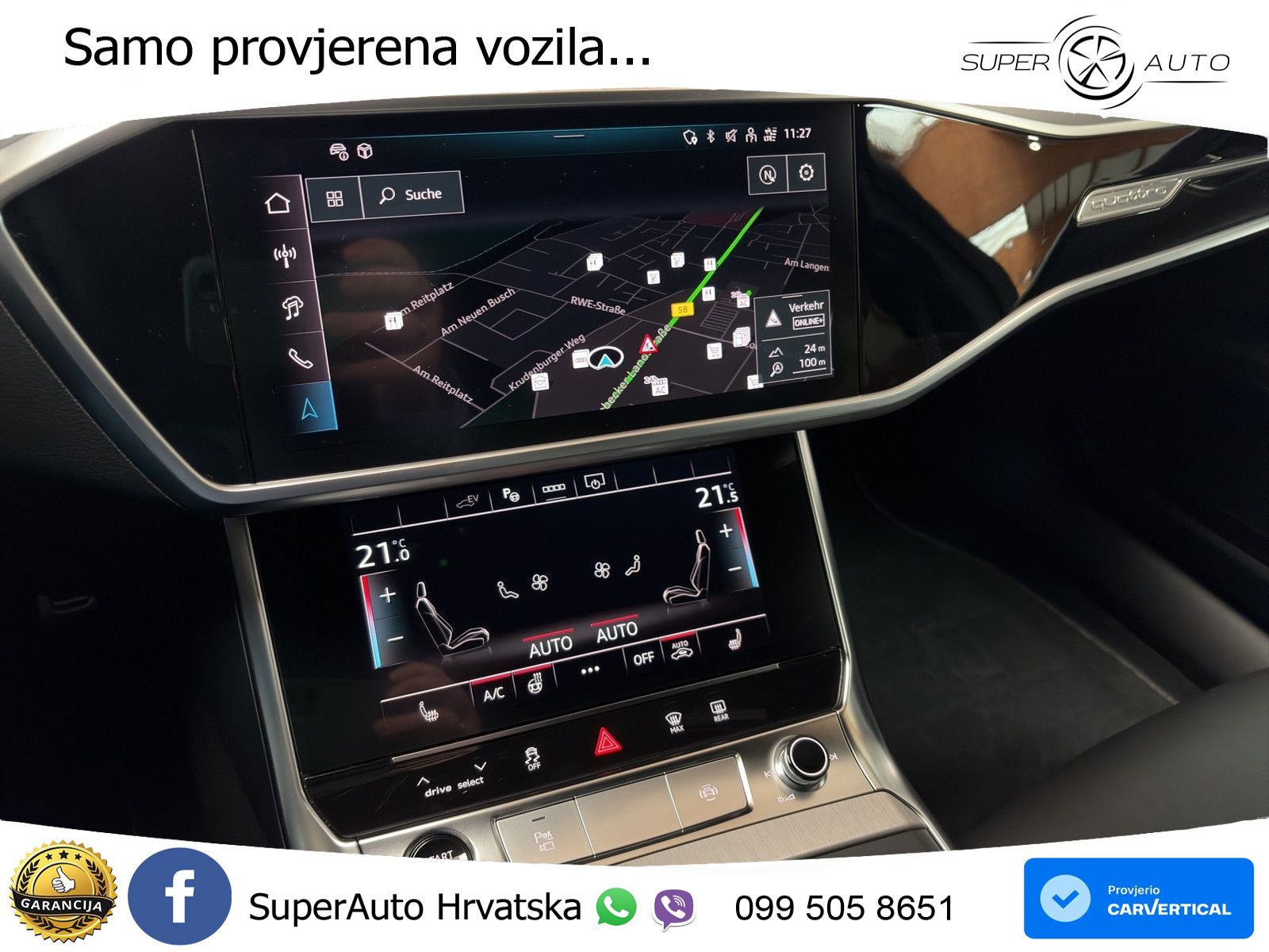 Audi A6 50 TFSIe (299 KS) quattro ultra S tronic S line MATRIX+GR SJED+KAM