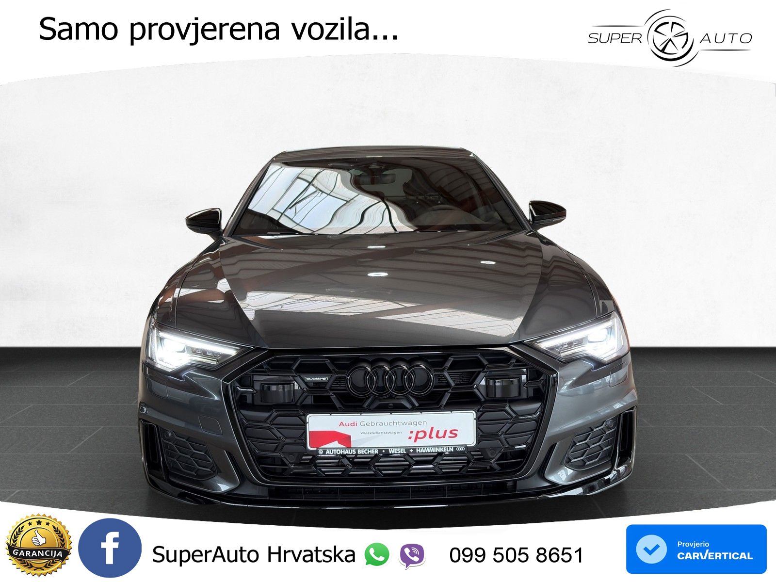 Audi A6 50 TFSIe (299 KS) quattro ultra S tronic S line MATRIX+GR SJED+KAM
