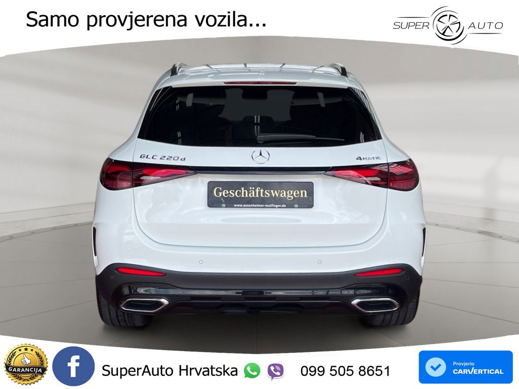 Mercedes GLC 220d (197 KS) 4MATIC 9G-TRONIC AMG ACC+GR SJED+360+PANO