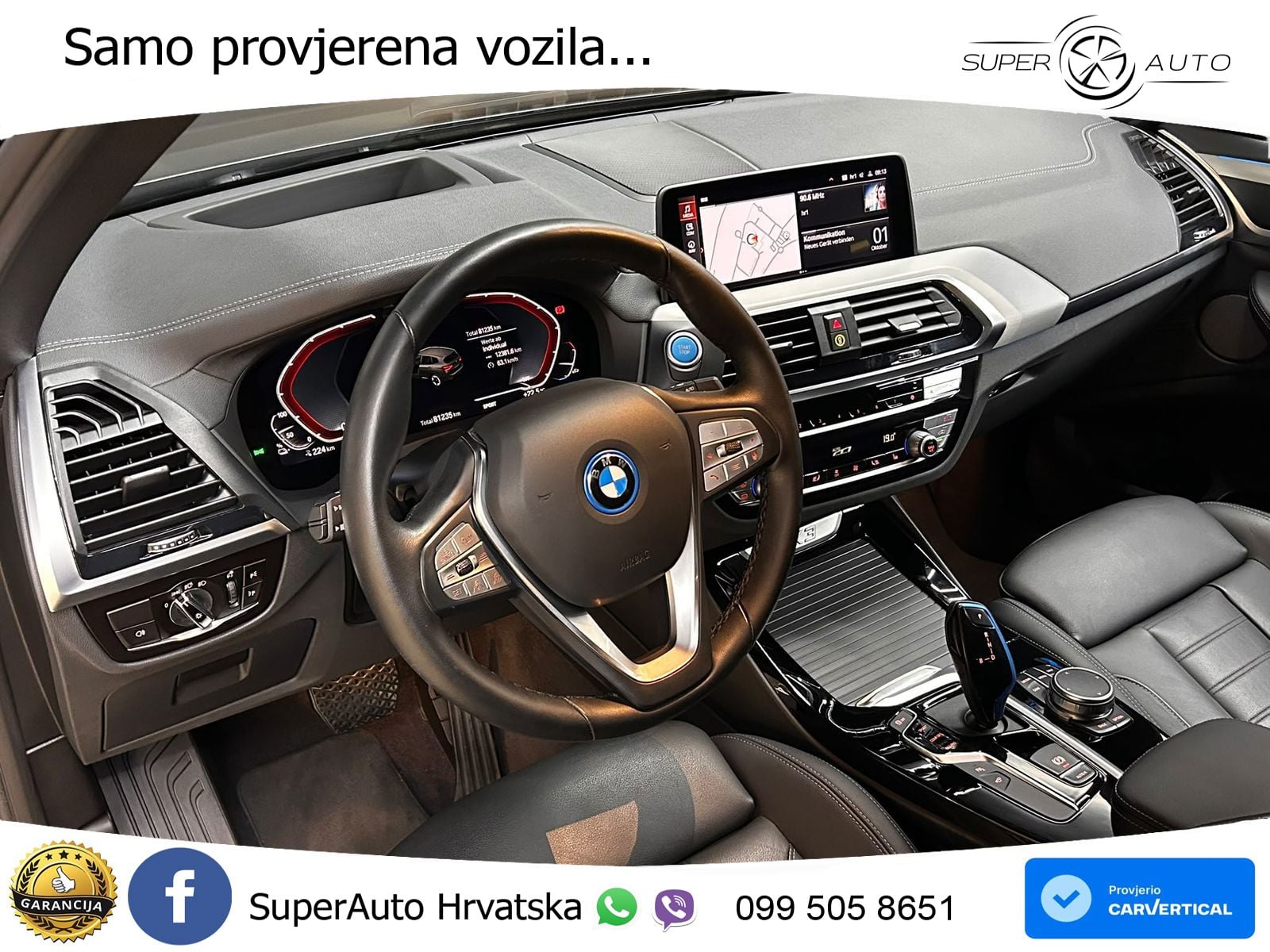 BMW iX3 80 kWh (286 KS) LED+GR SJED+ACC