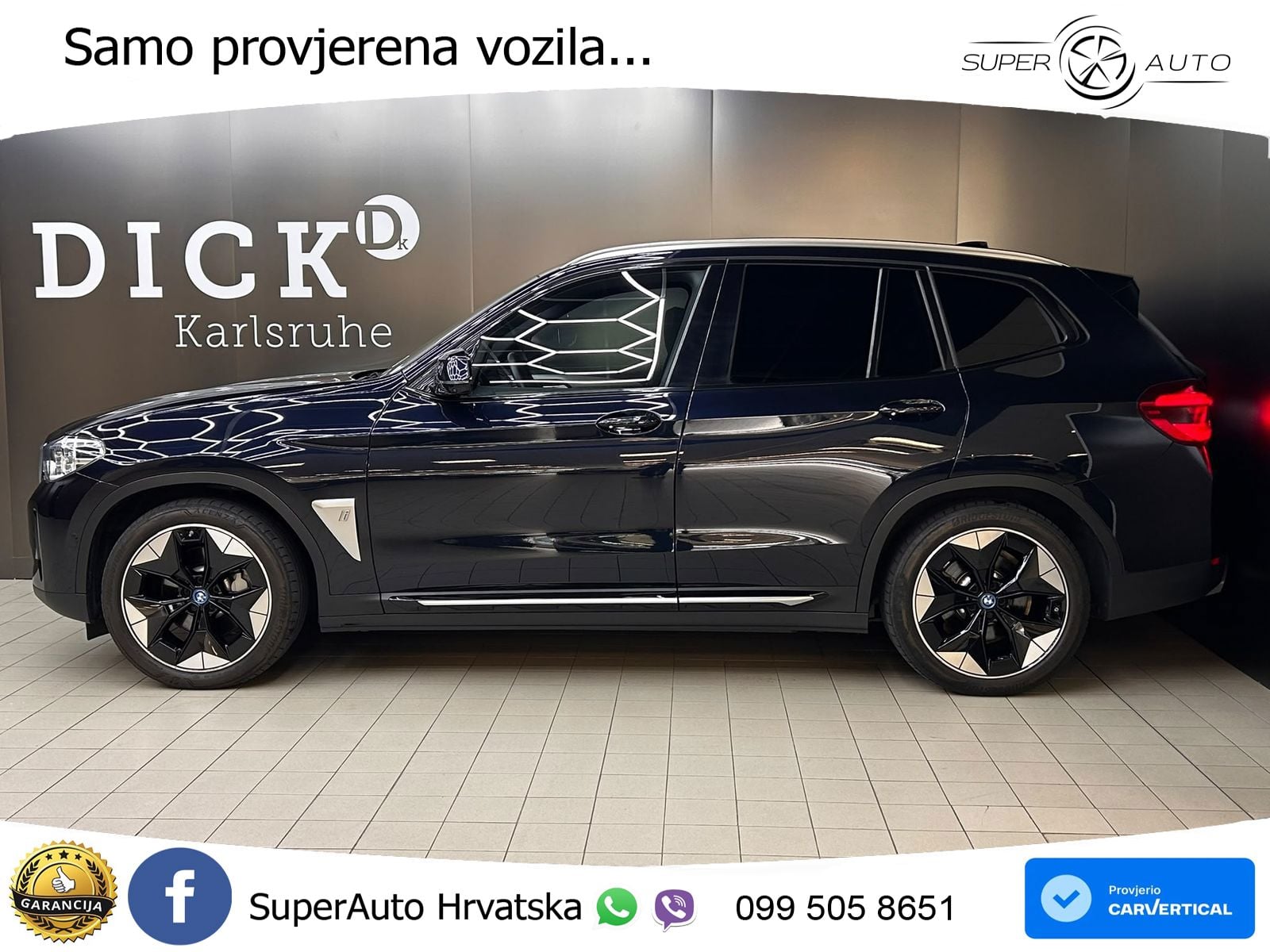 BMW iX3 80 kWh (286 KS) LED+GR SJED+ACC