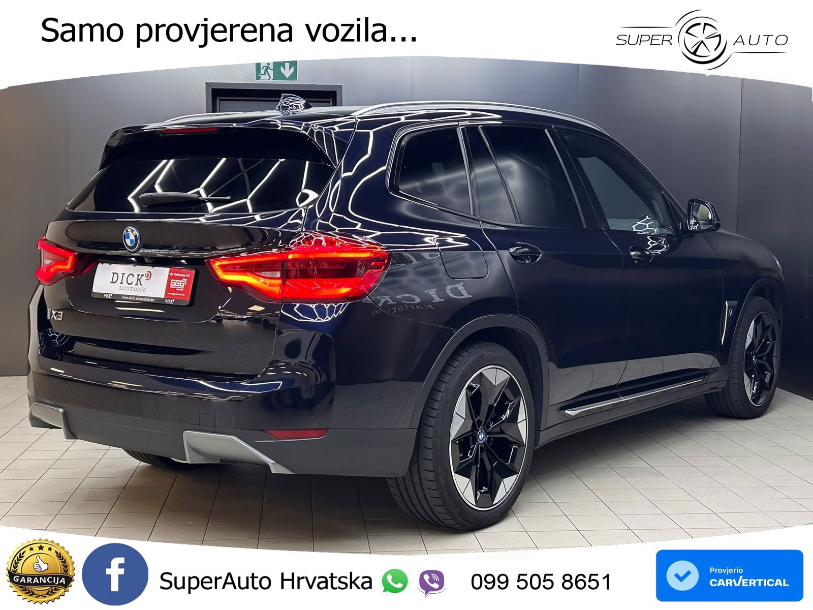 BMW iX3 80 kWh (286 KS) LED+GR SJED+ACC