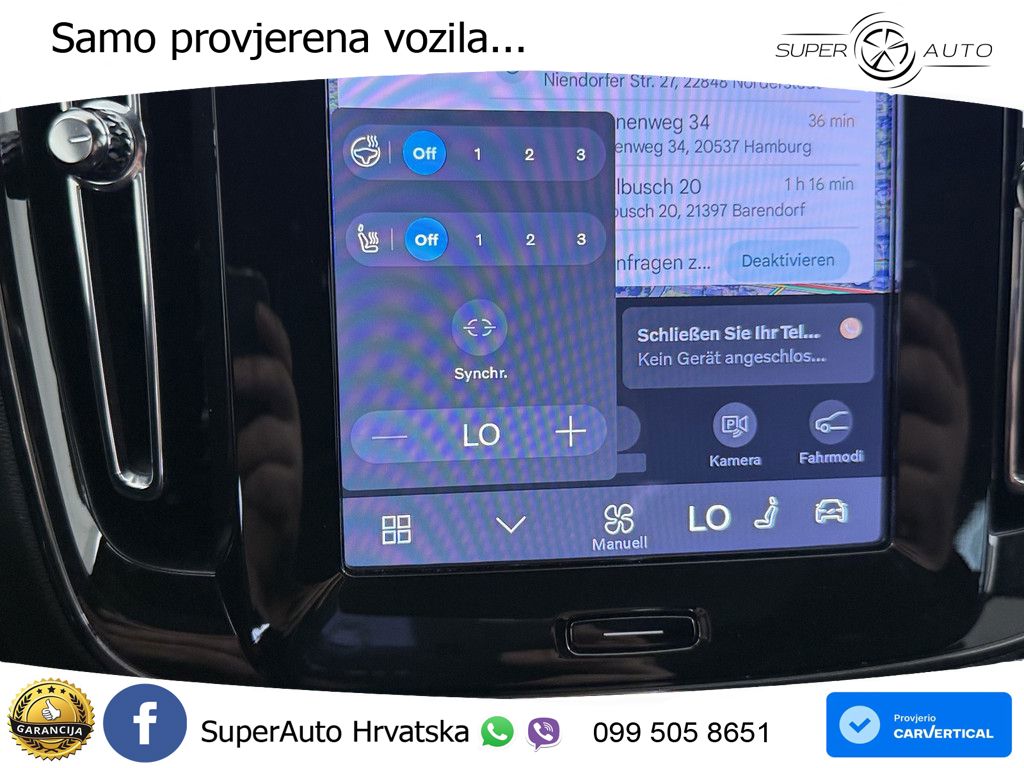Volvo XC40 2.0 B3 163 KS Automatic ACC+GR SJED+360+PANO