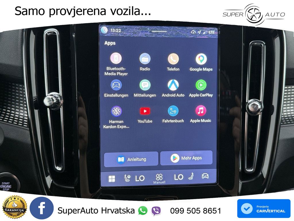 Volvo XC40 2.0 B3 163 KS Automatic ACC+GR SJED+360+PANO