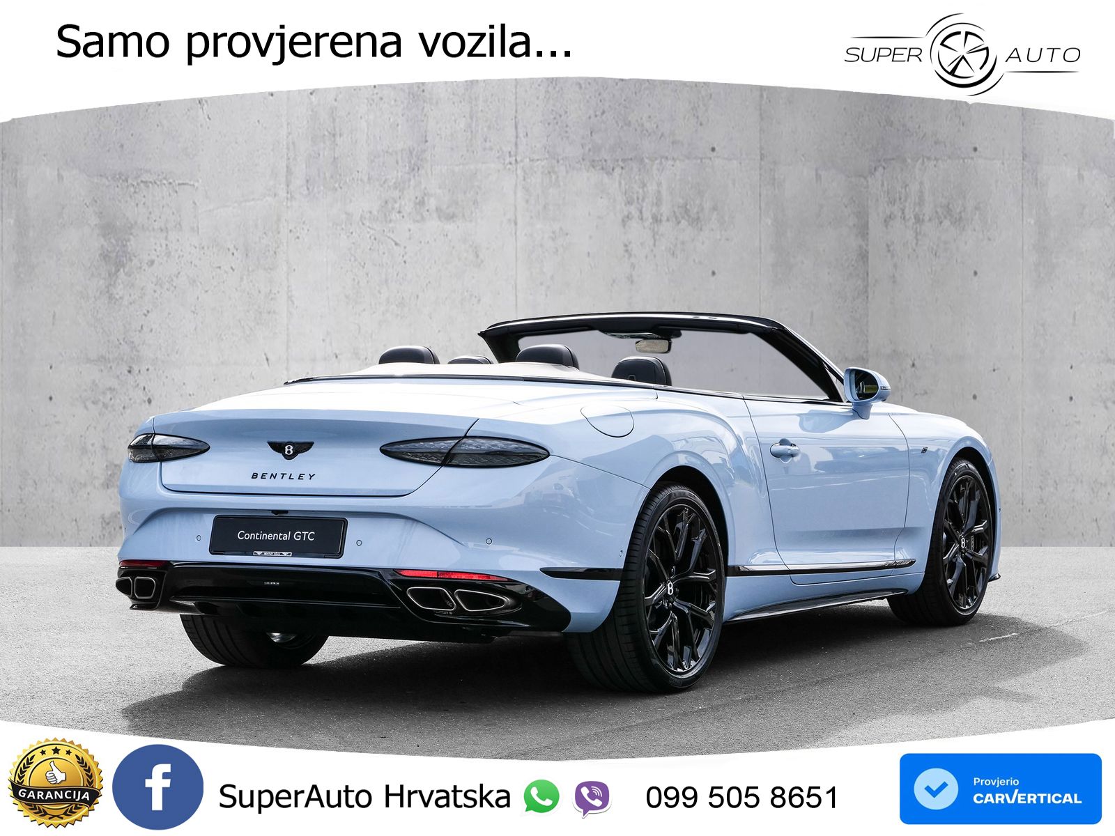 Bentley Continental GTC IV 4.0 V8 TFSi (680 KS) AWD DCT ZRAČNI+ACC+GR SJED+KAM