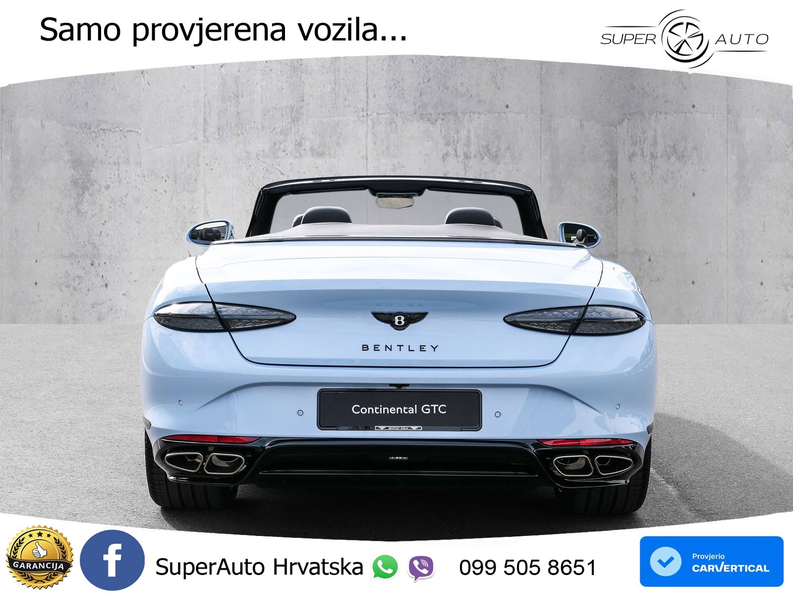 Bentley Continental GTC IV 4.0 V8 TFSi (680 KS) AWD DCT ZRAČNI+ACC+GR SJED+KAM