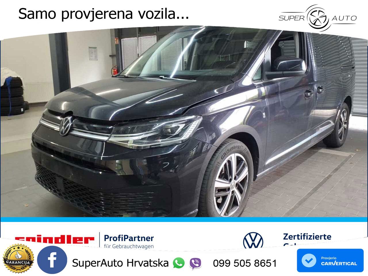 Volkswagen Caddy Maxi Style DSG/ 7 Sitze, RFK, AHK, CarPlay 122 KS