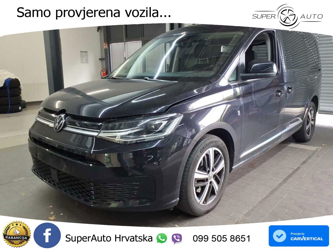 Volkswagen Caddy Maxi Style DSG/ 7 Sitze, RFK, AHK, CarPlay 122 KS
