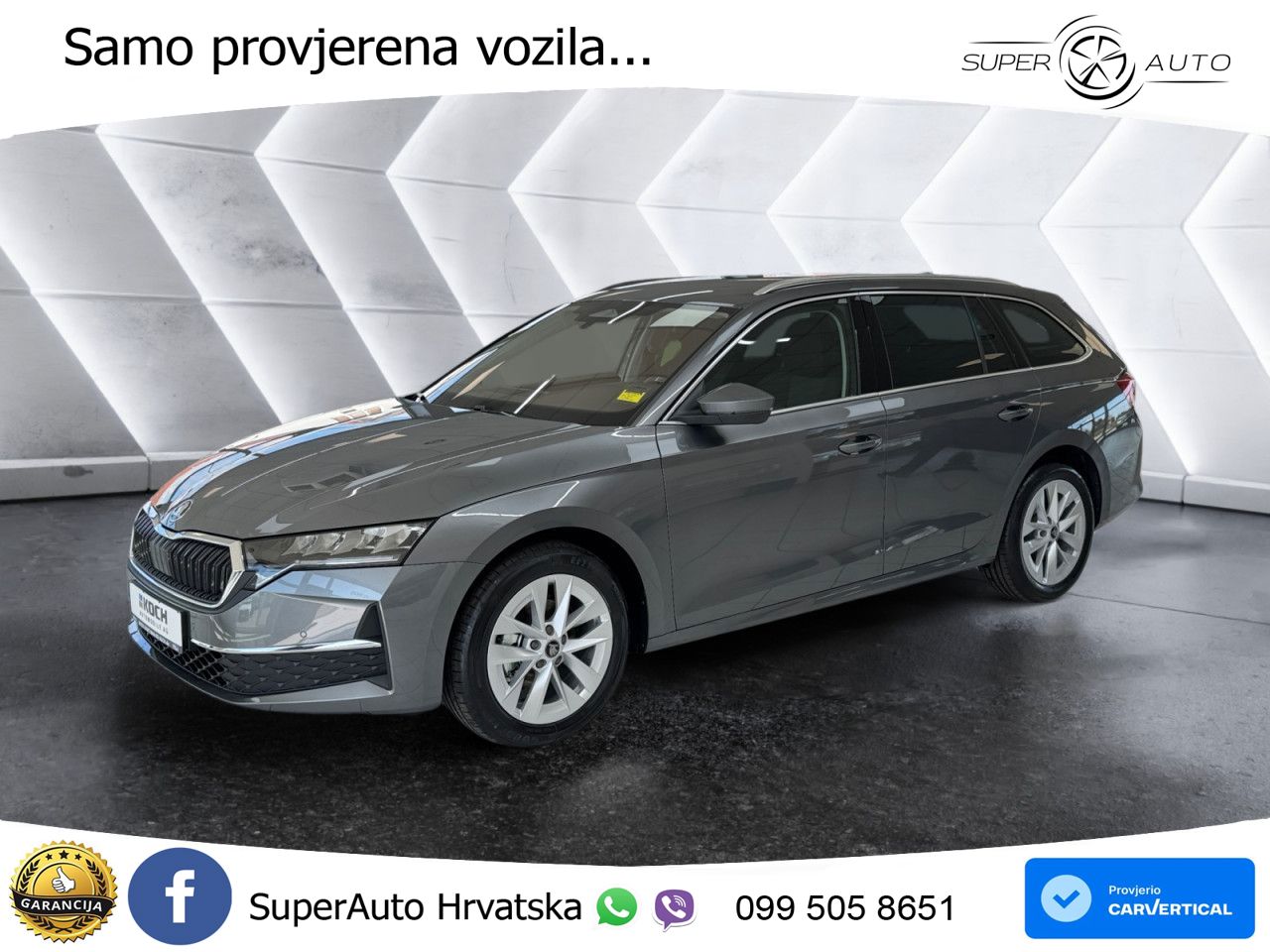 Škoda Octavia Combi 2.0 TDI (150 KS) DSG LED+GR SJED+ACC