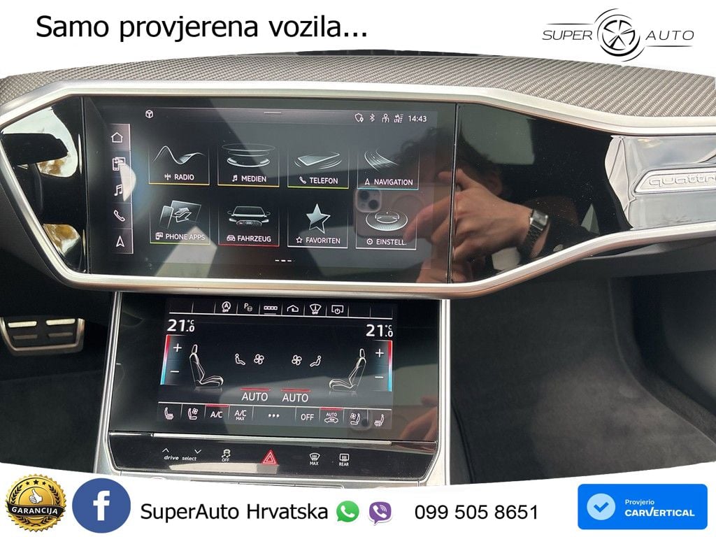 Audi RS6 Avant 4.0 TFSI V8 (600 KS) quattro Tiptronic MATRIX+GR SJED+KAM