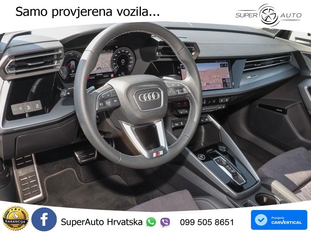 Audi A3 45 TFSIe (272 KS) S tronic S line LED+GR SJED+ACC