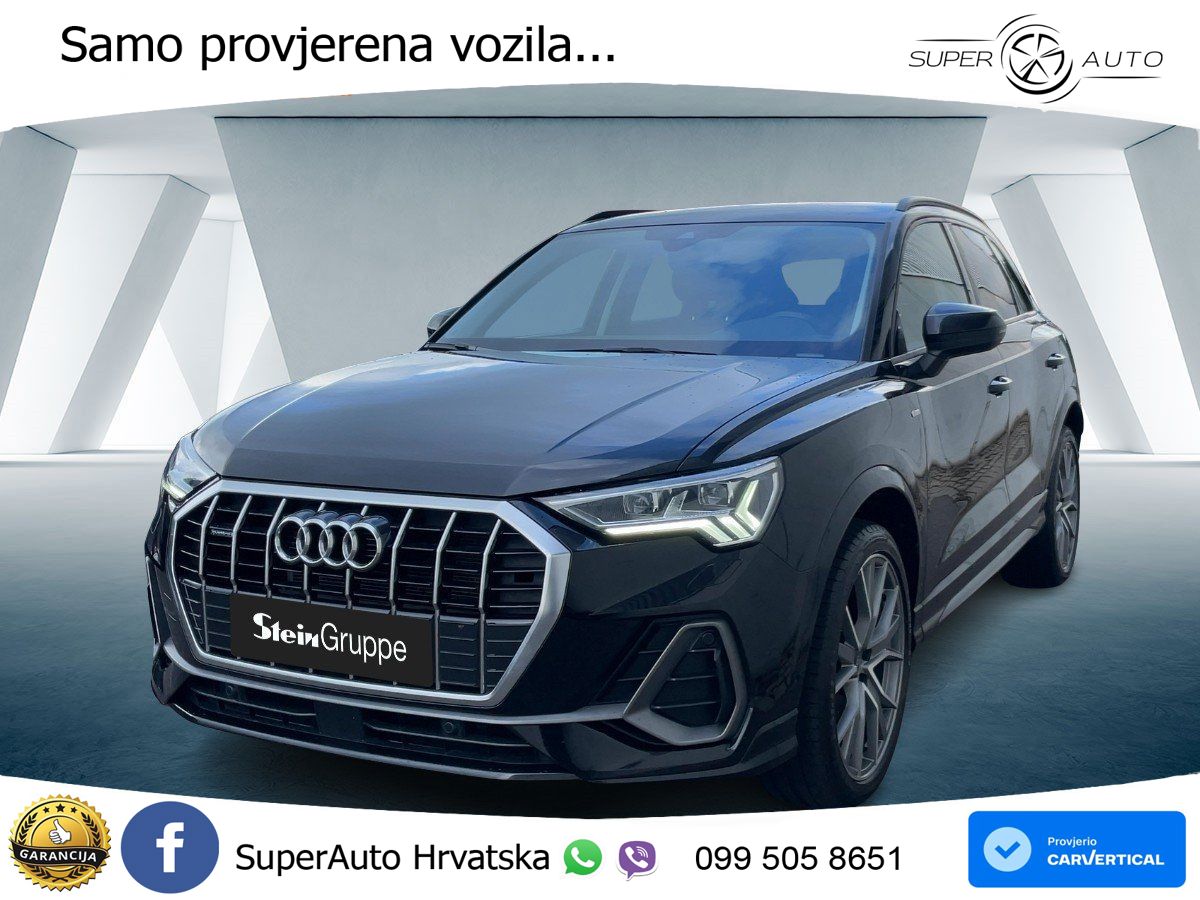 Audi Q3 40 TFSI (190 KS) quattro S tronic S line MATRIX+GR SJED+KAM