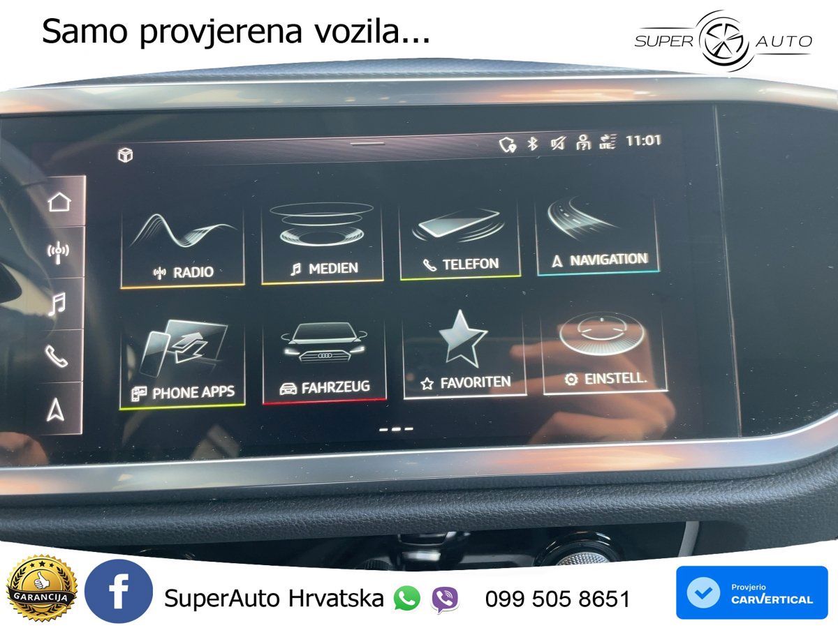 Audi Q3 40 TFSI (190 KS) quattro S tronic S line MATRIX+GR SJED+KAM