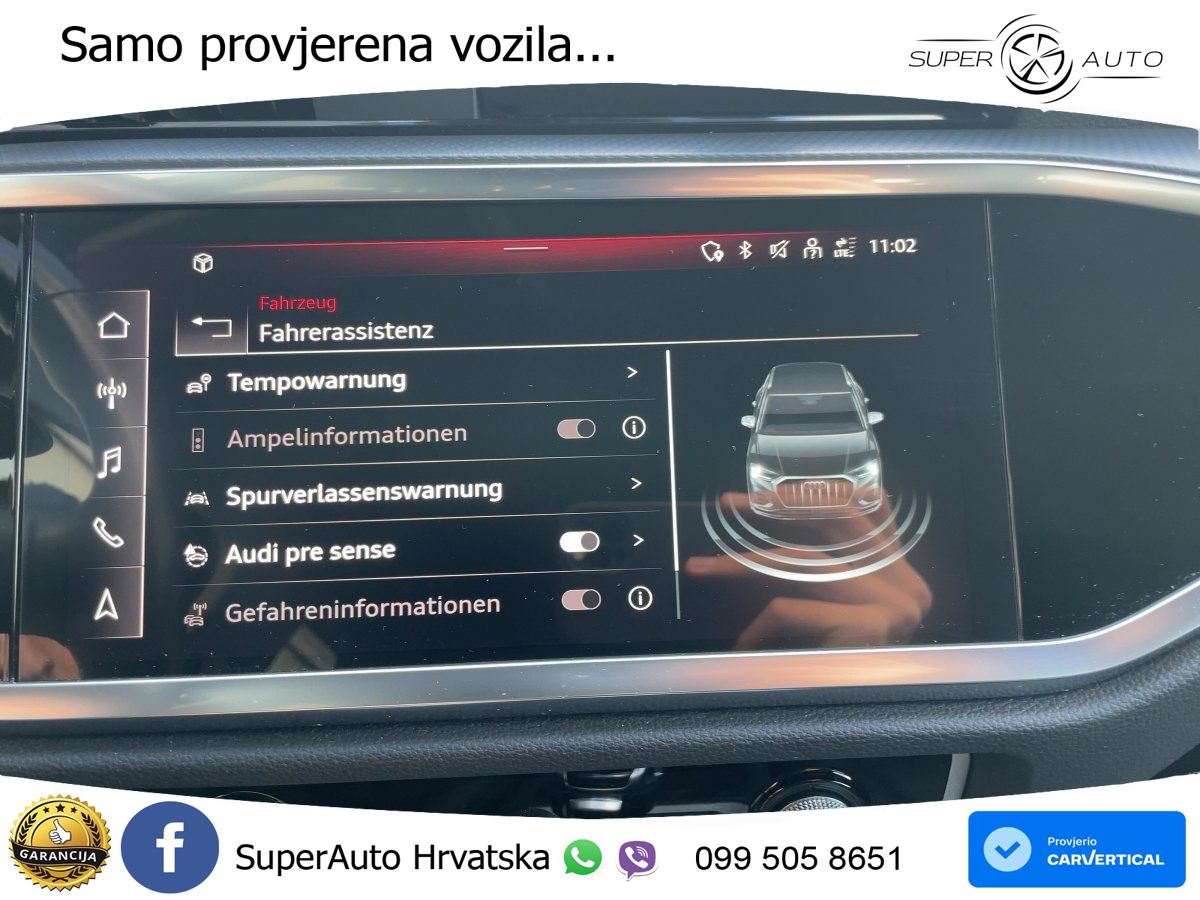 Audi Q3 40 TFSI (190 KS) quattro S tronic S line MATRIX+GR SJED+KAM