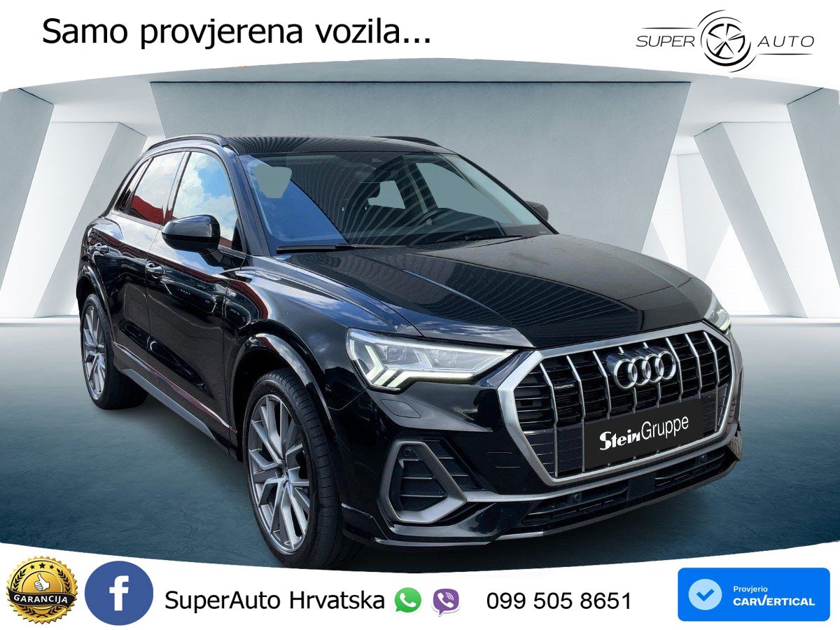 Audi Q3 40 TFSI (190 KS) quattro S tronic S line MATRIX+GR SJED+KAM